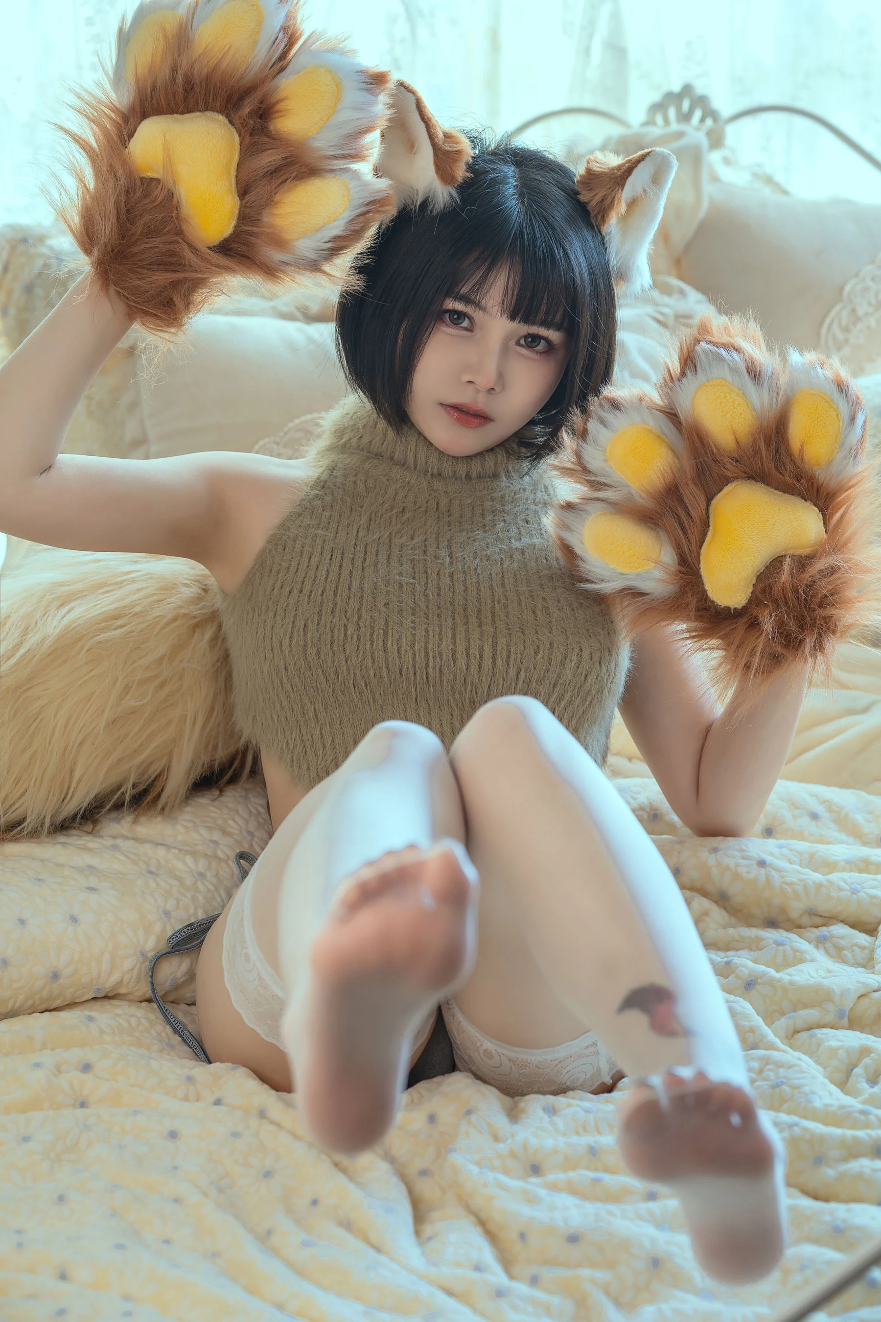[女神]梁梓涵美圖攝影大師作：梁梓涵魅惑於戶外綻放美胸風採超清演繹 - 73