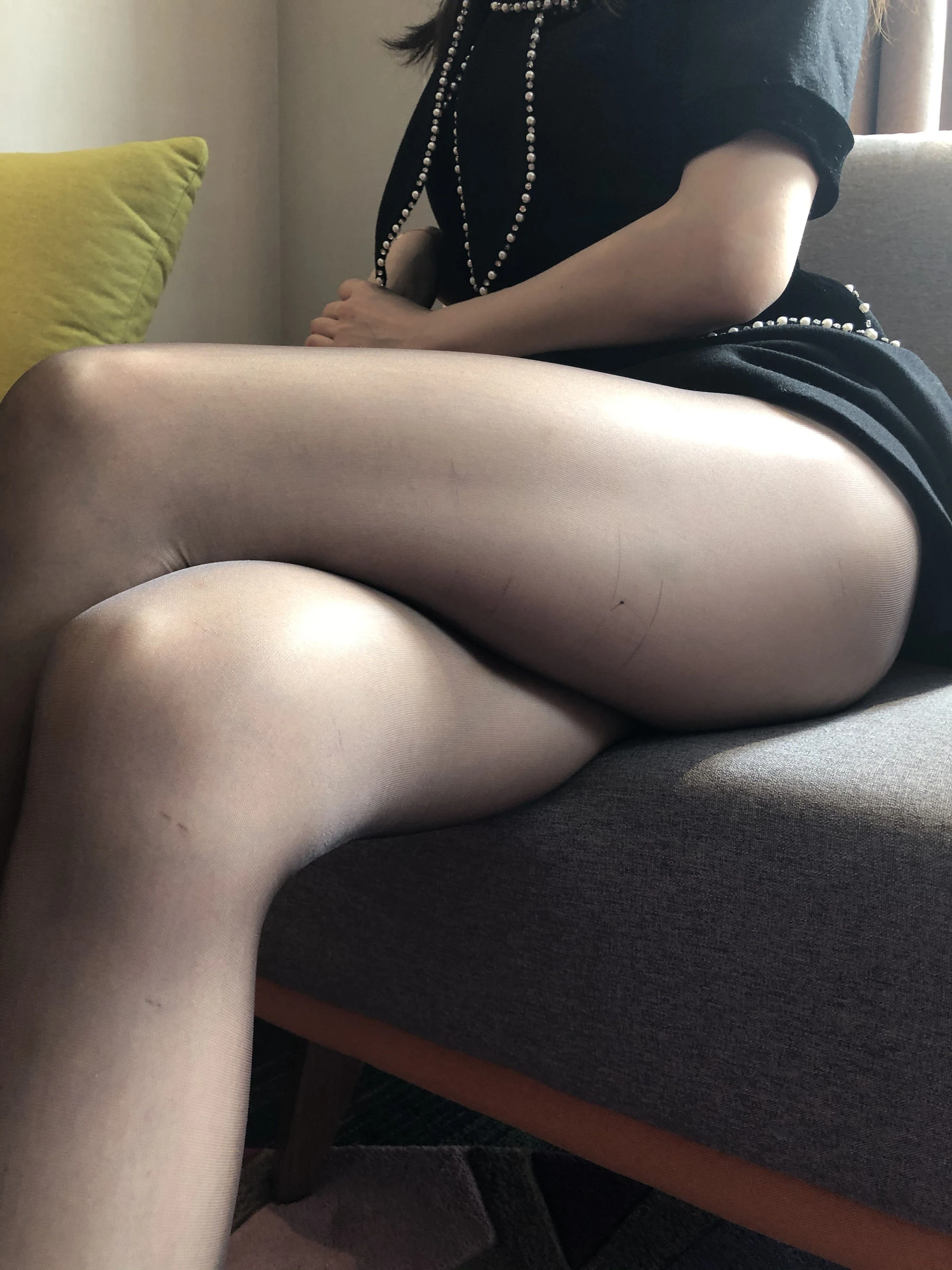 [校花]鄧思瑤大圖街拍美圖藝術：鄧思瑤清純風採演繹美腿完美曲線寫真 - 150