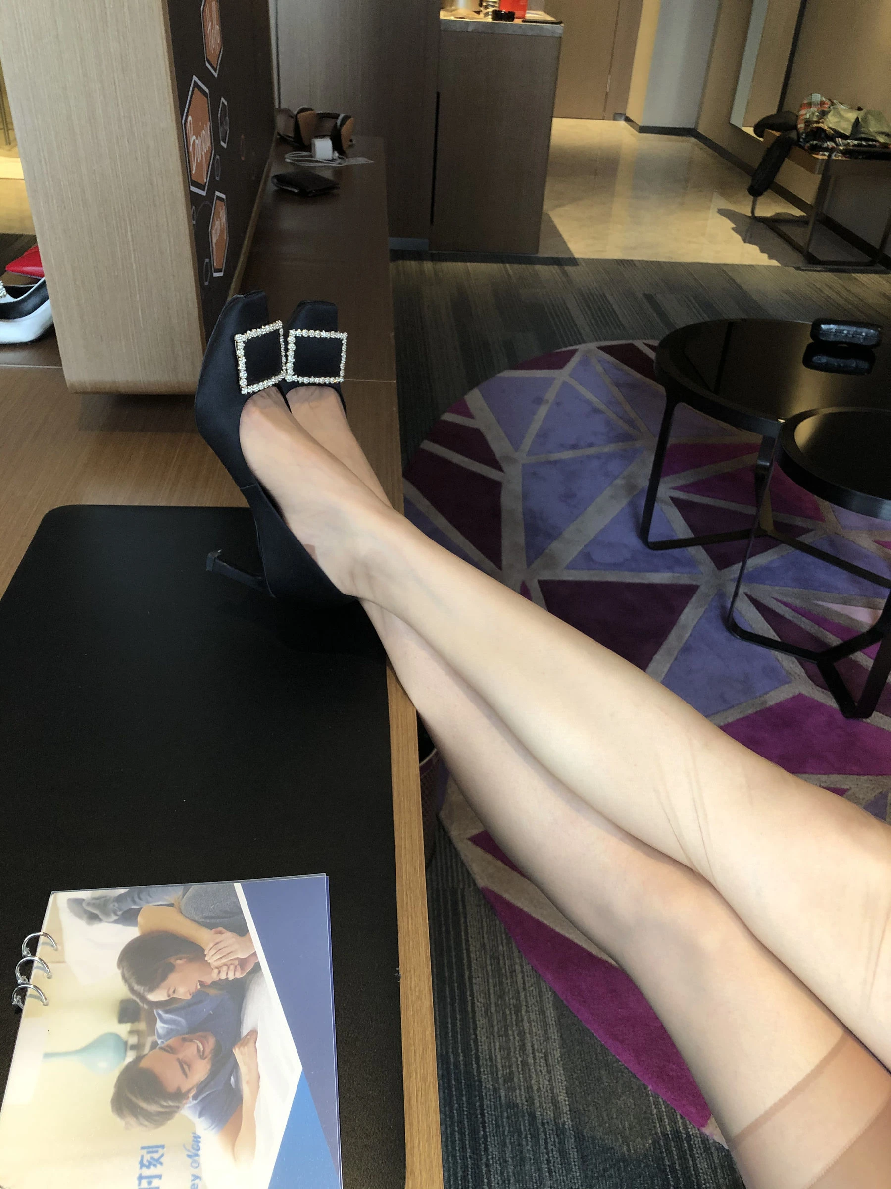 [校花]鄧思瑤大圖街拍美圖藝術：鄧思瑤清純風採演繹美腿完美曲線寫真 - 50