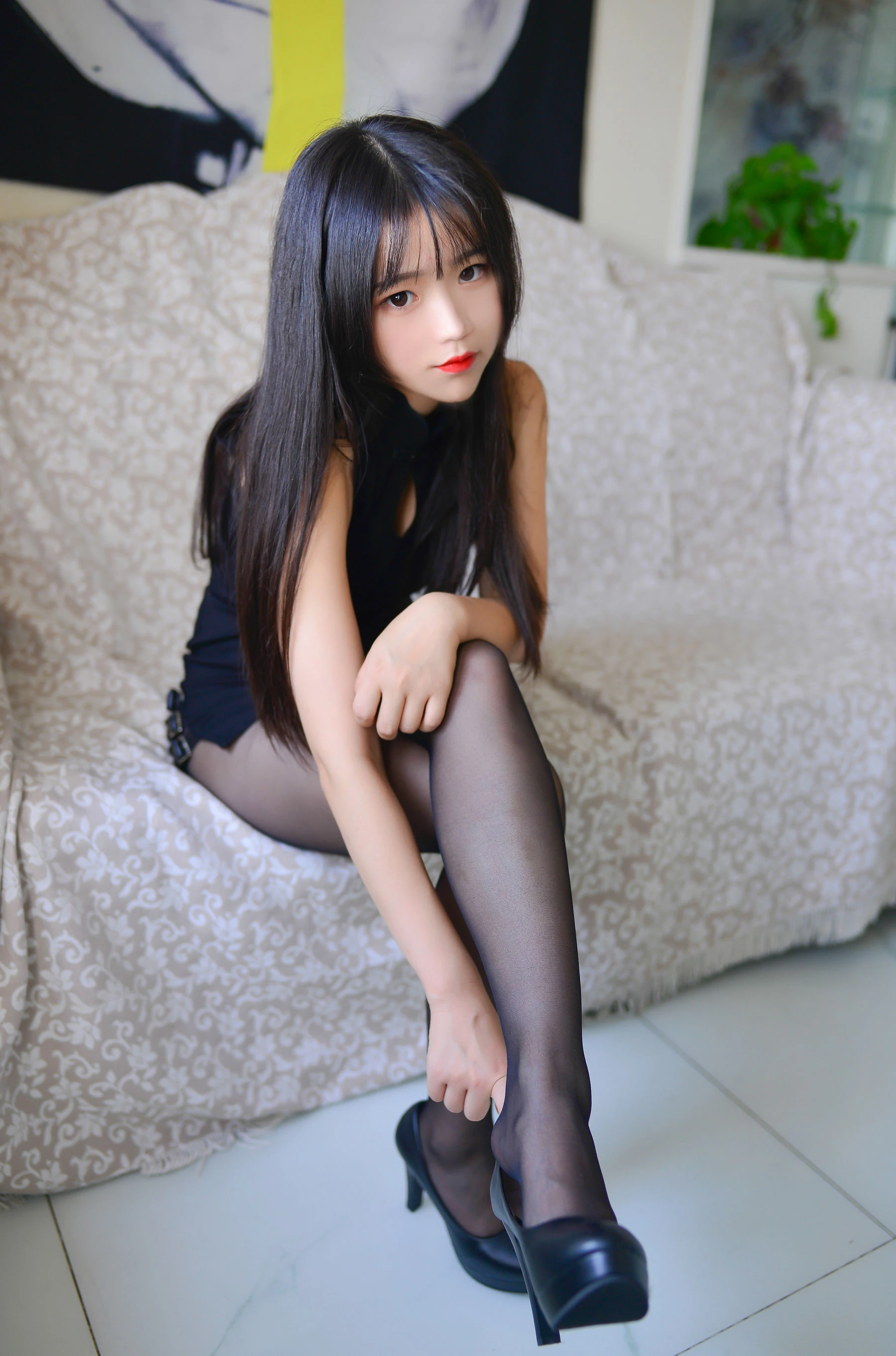 [Showgirl]彭雨萌高清攝影棚藝術藝術：彭雨萌時尚格調綻放美胸完美曲線寫真 - 9