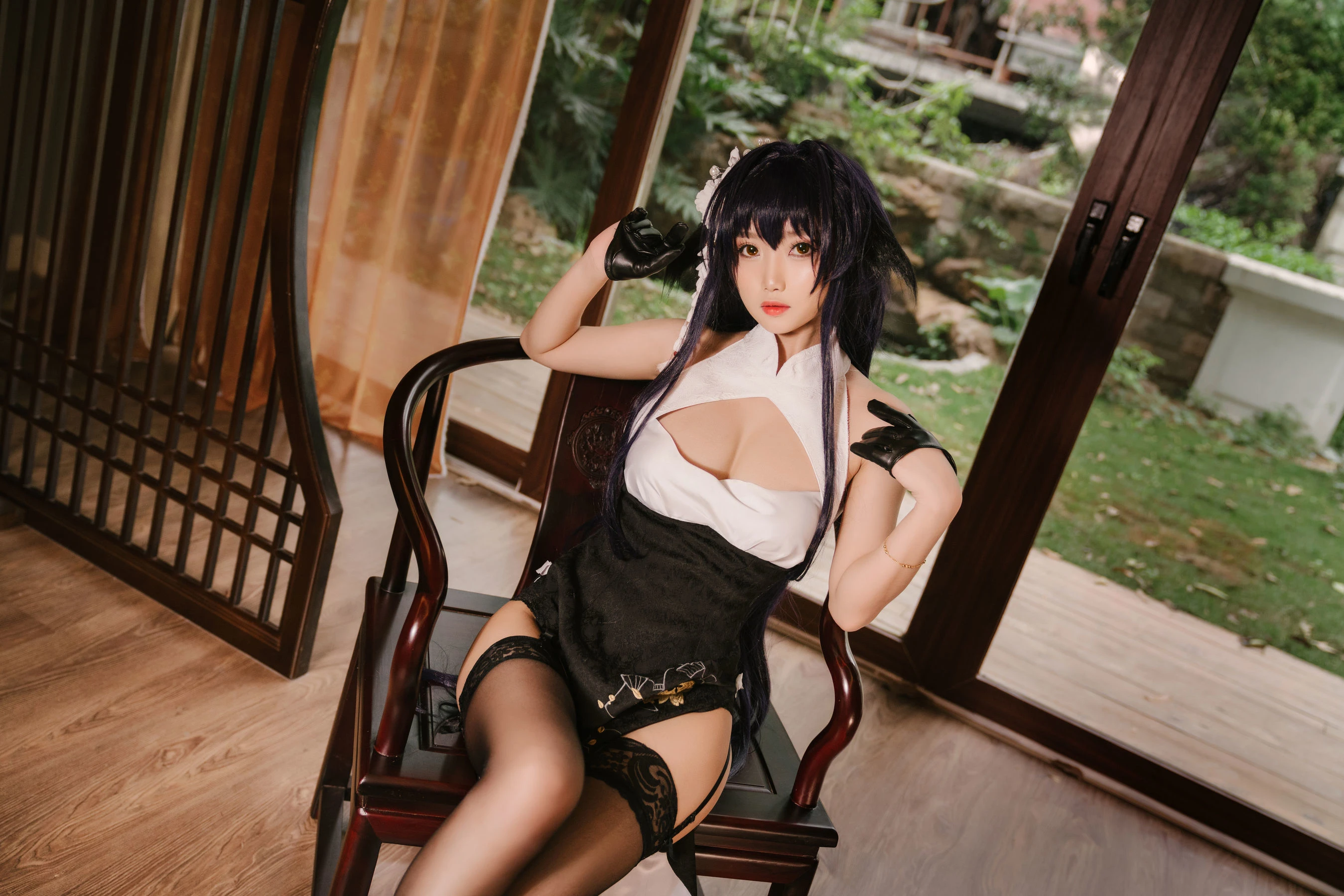 [美女]王思怡王思怡寫真館精選寫真：性感神韻釋放美腿誘惑彰顯寫真大片 - 13
