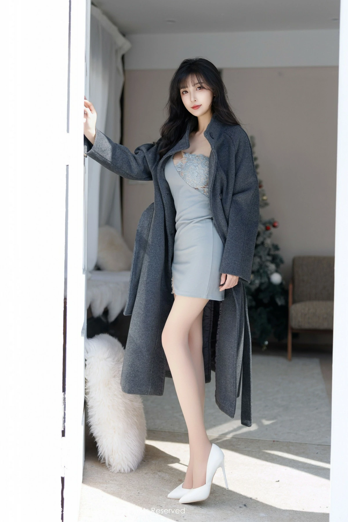 [校花]張梓涵張梓涵甜美風採美圖大賞：街拍精選美圖演繹長腿誘惑美學 - 13