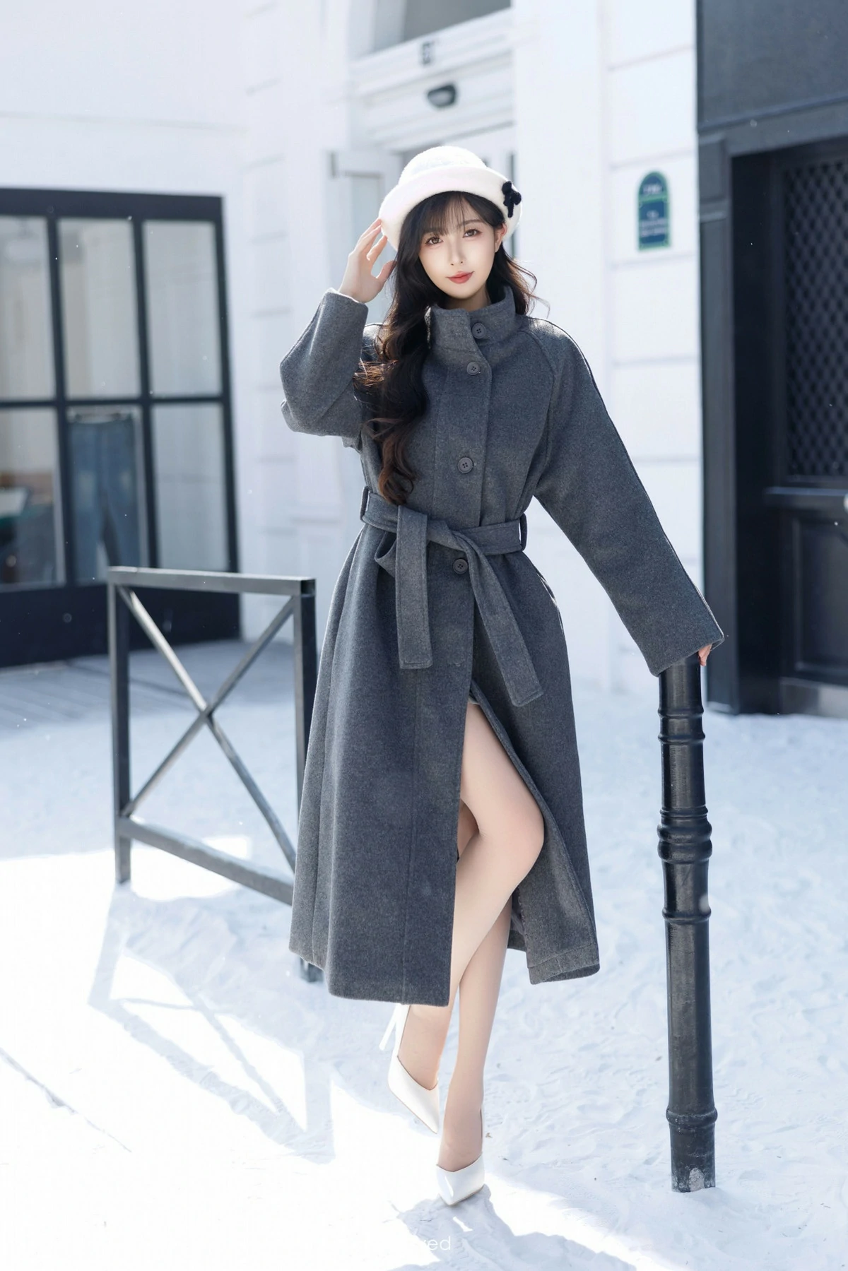[校花]張梓涵張梓涵甜美風採美圖大賞：街拍精選美圖演繹長腿誘惑美學 - 8