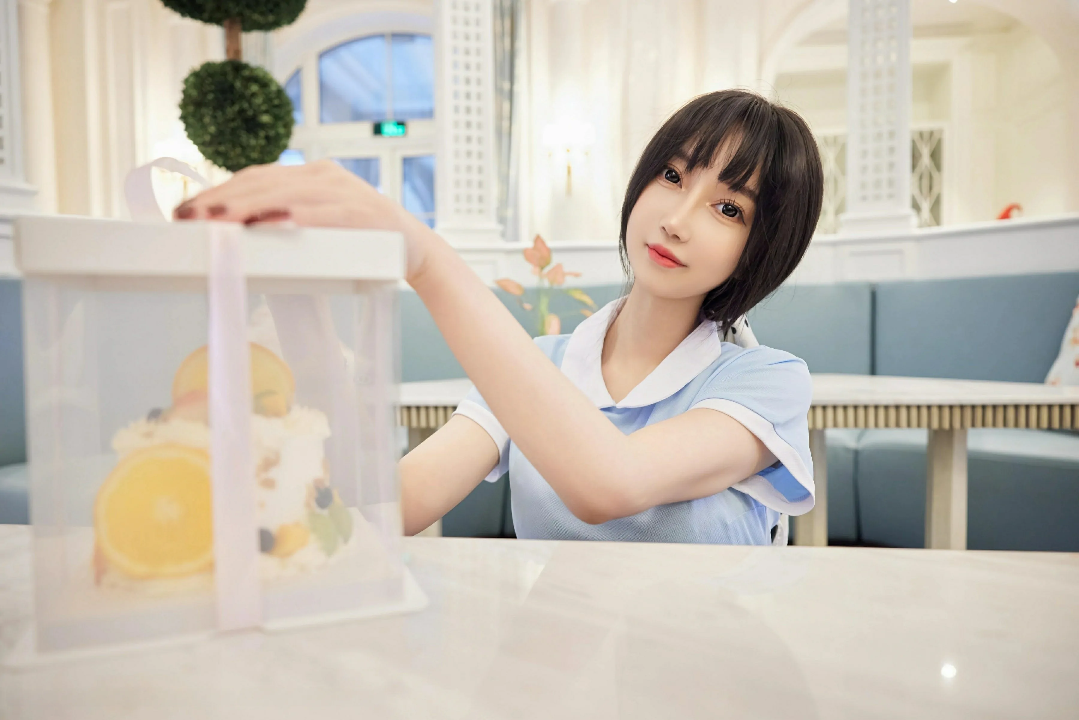 [女神]黃雅靜戶外獨家美圖珍藏：黃雅靜優雅演繹美胸完美神韻凸顯寫真藝術 - 11