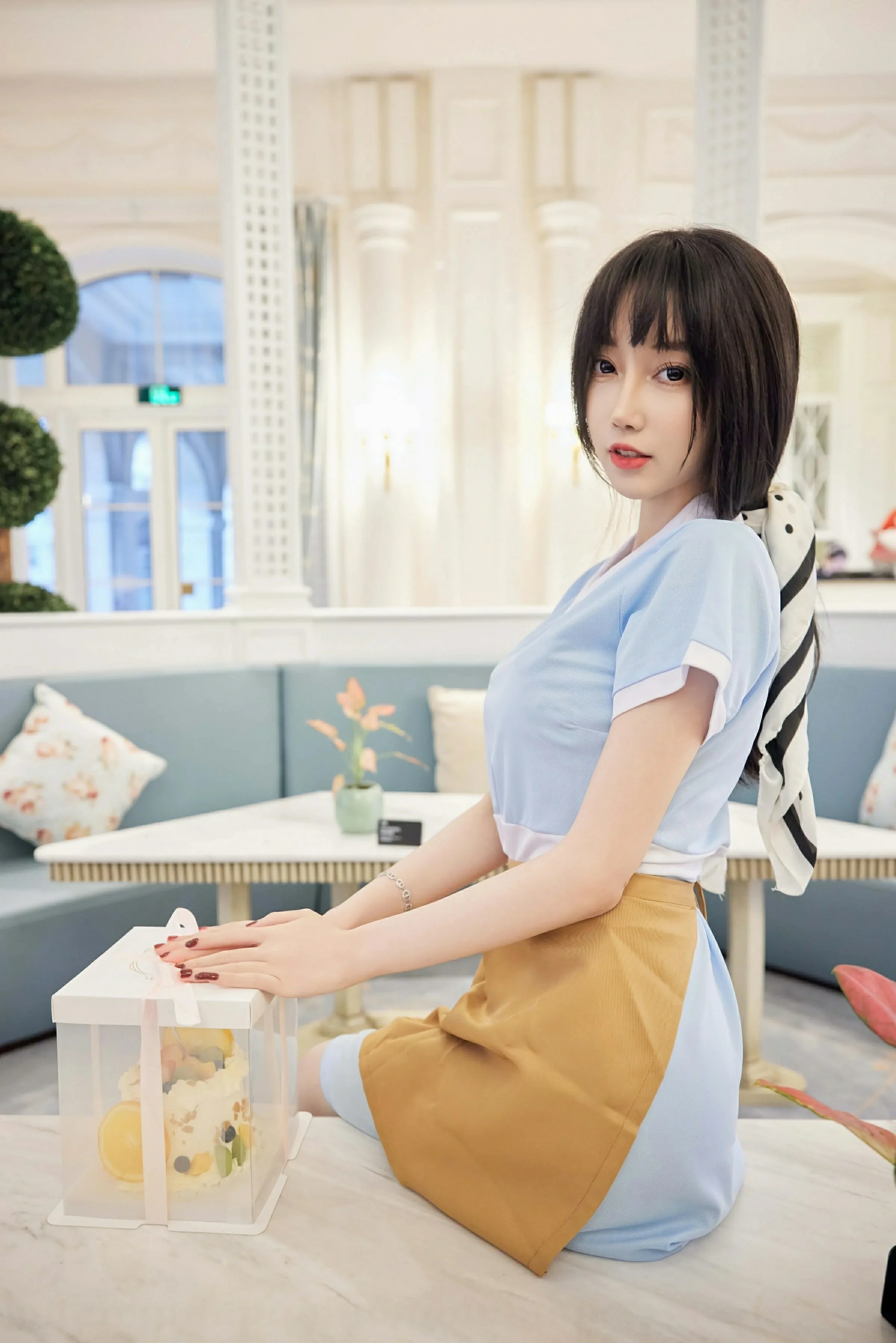 [女神]黃雅靜戶外獨家美圖珍藏：黃雅靜優雅演繹美胸完美神韻凸顯寫真藝術 - 14