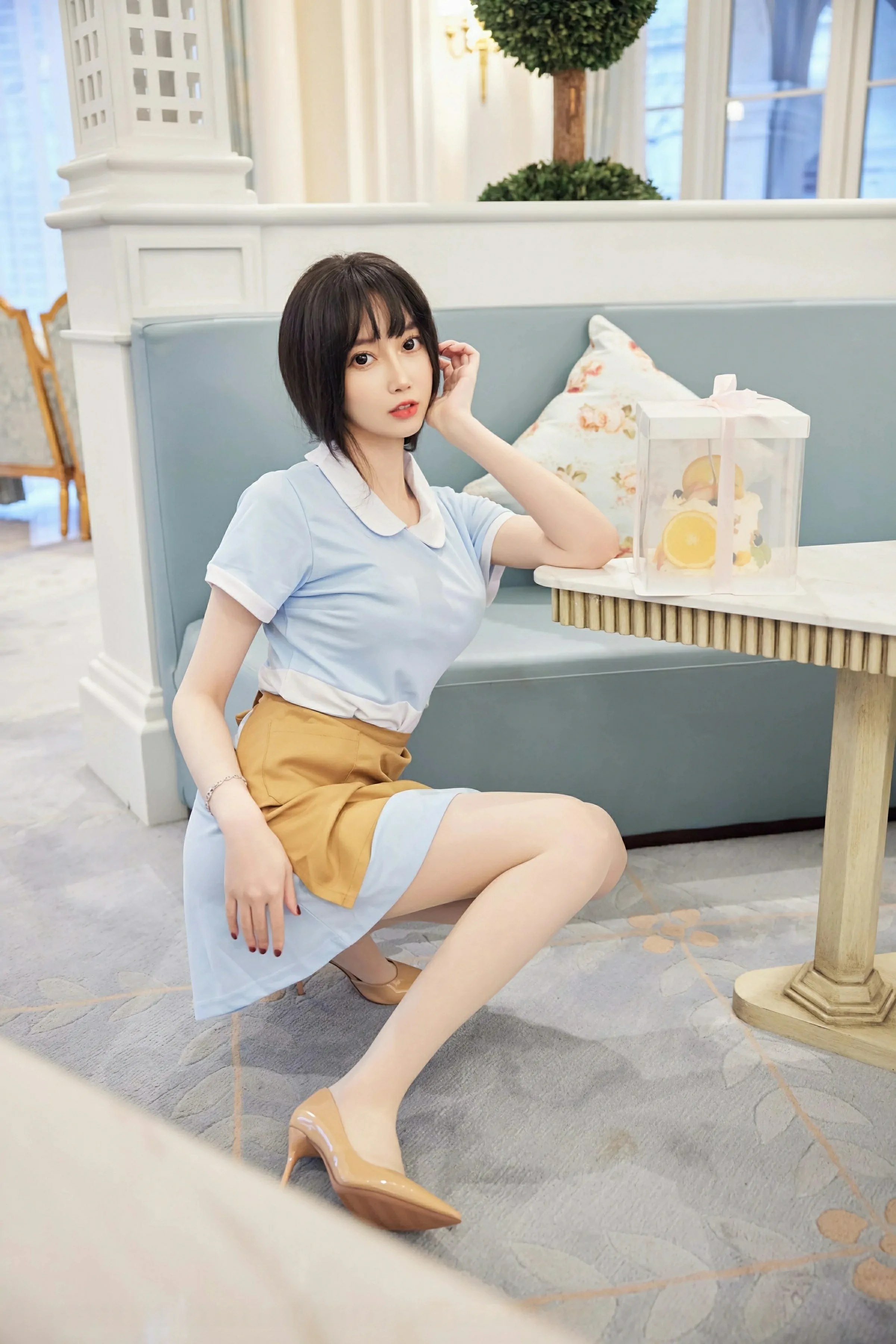 [女神]黃雅靜戶外獨家美圖珍藏：黃雅靜優雅演繹美胸完美神韻凸顯寫真藝術 - 17
