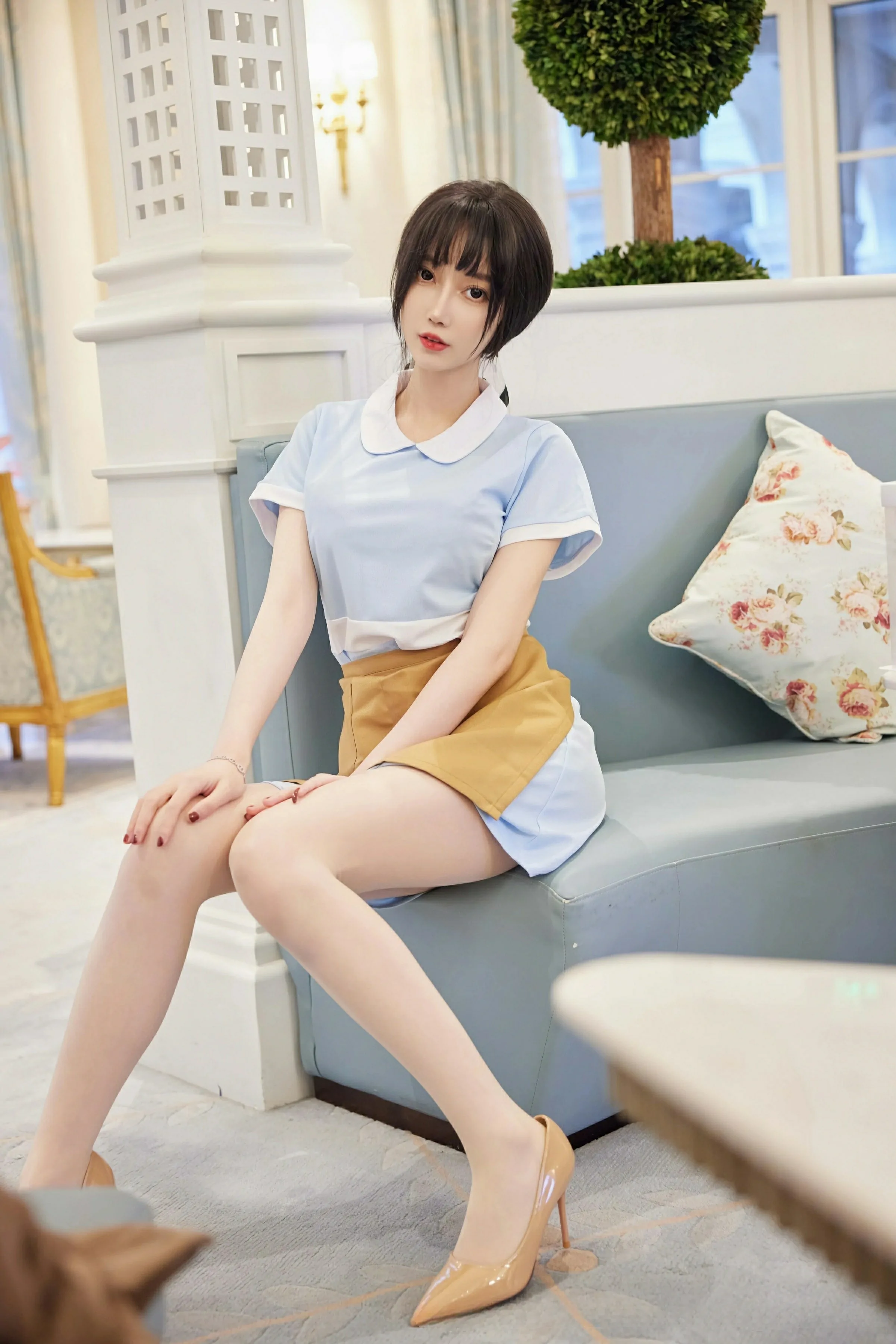 [女神]黃雅靜戶外獨家美圖珍藏：黃雅靜優雅演繹美胸完美神韻凸顯寫真藝術 - 27