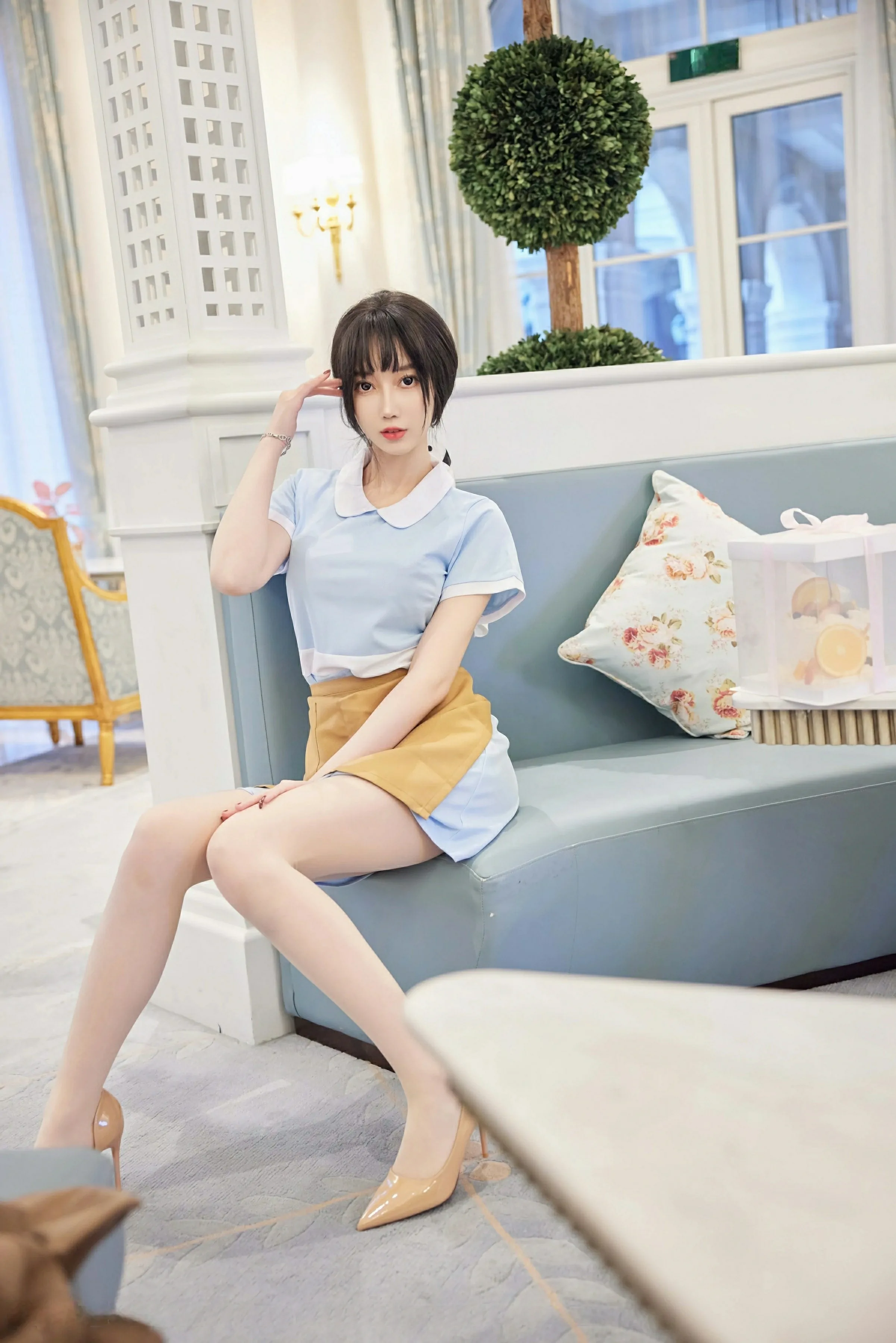 [女神]黃雅靜戶外獨家美圖珍藏：黃雅靜優雅演繹美胸完美神韻凸顯寫真藝術 - 28