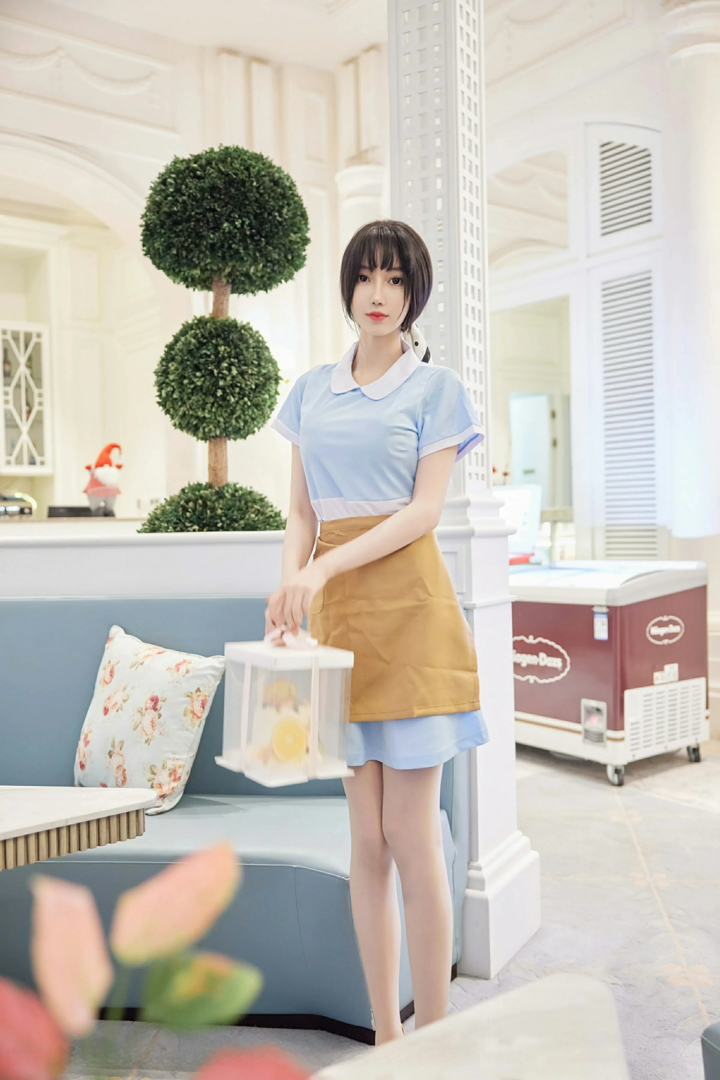 [女神]黃雅靜戶外獨家美圖珍藏：黃雅靜優雅演繹美胸完美神韻凸顯寫真藝術 - 4