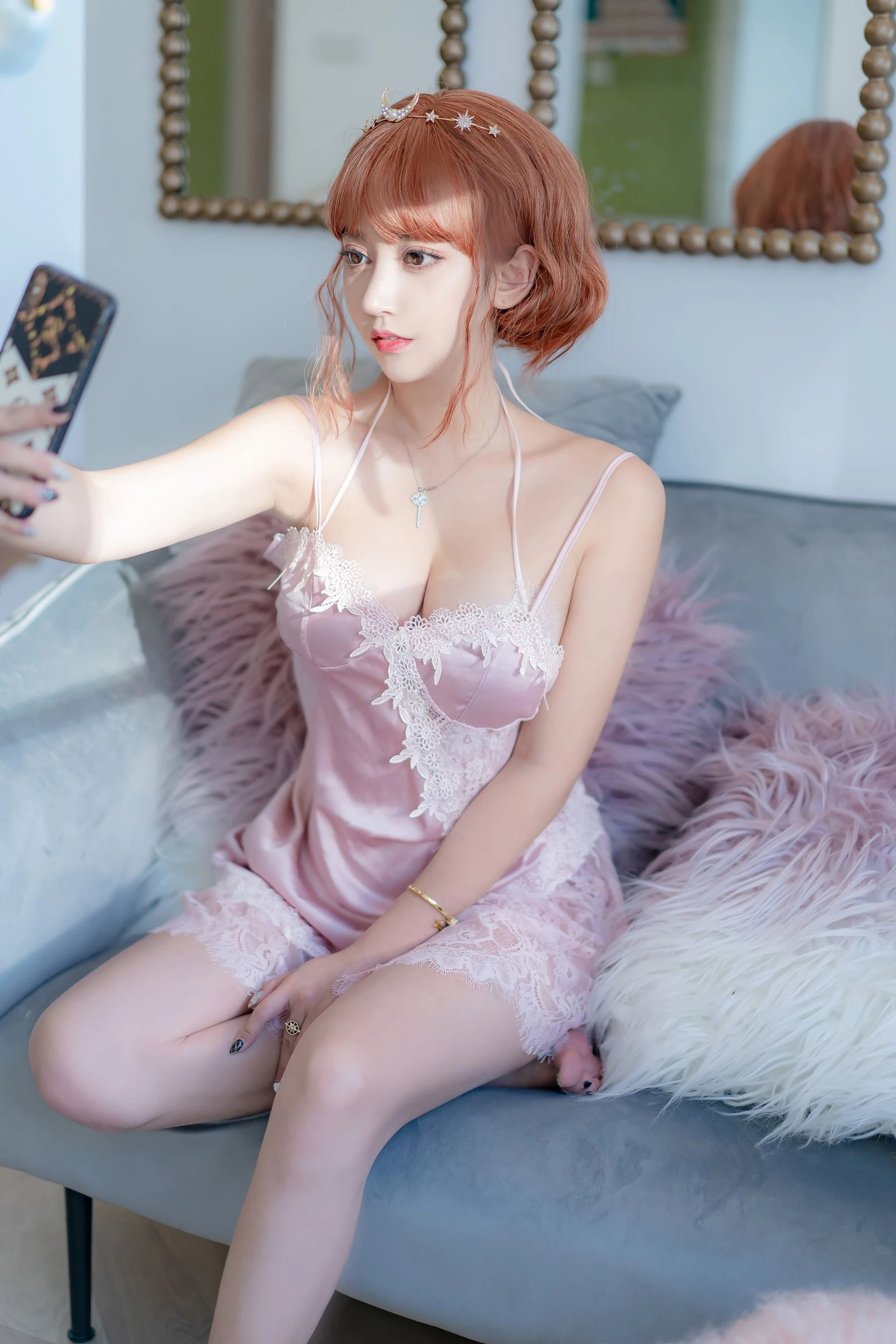 [熟女]朱語彤室內獨家圖集珍藏：朱語彤性感演繹美腿完美氣質綻放寫真藝術 - 6