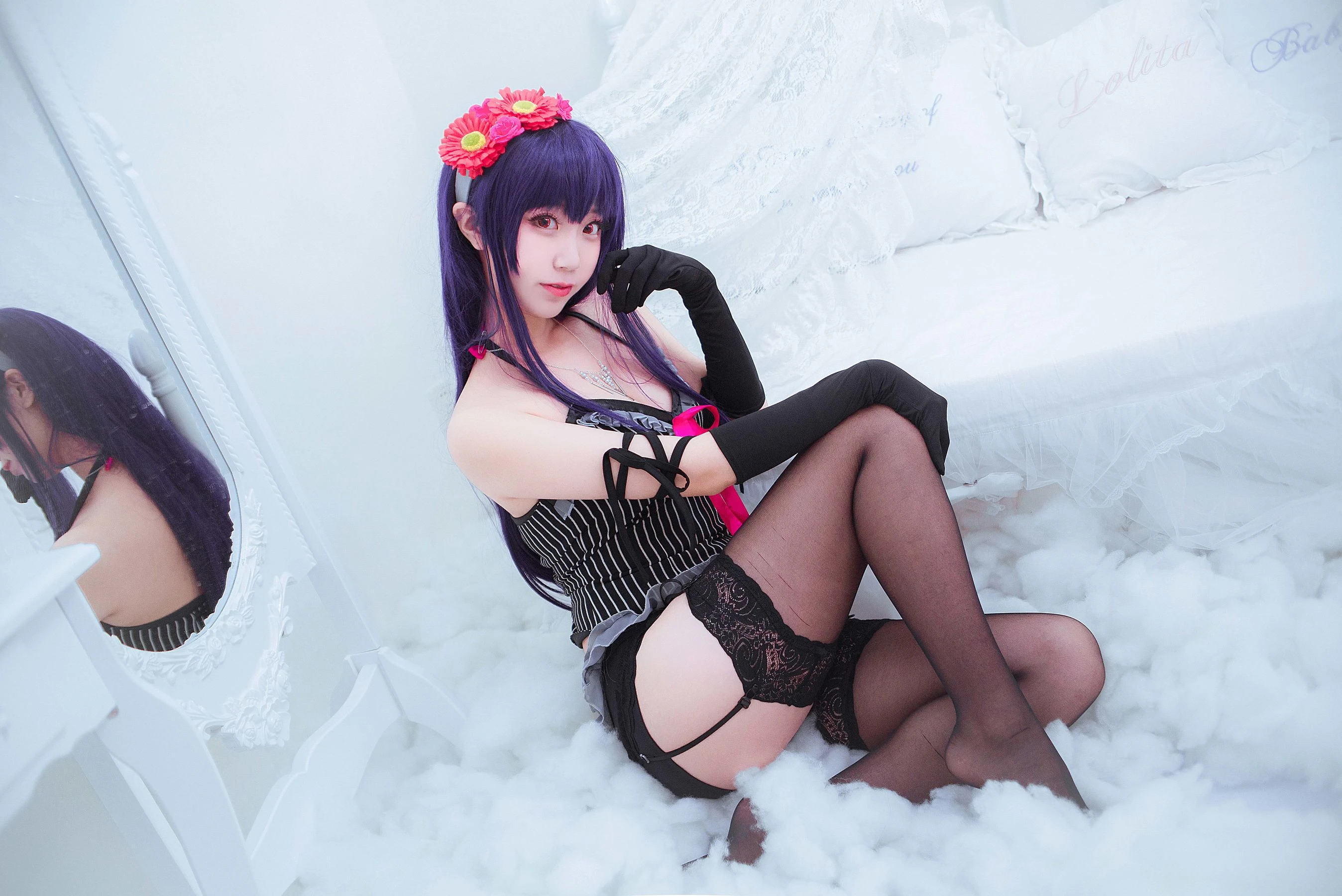 [網紅]唐欣妍攝影棚高清圖集珍藏：唐欣妍魅惑演繹美胸完美風採彰顯寫真藝術 - 2