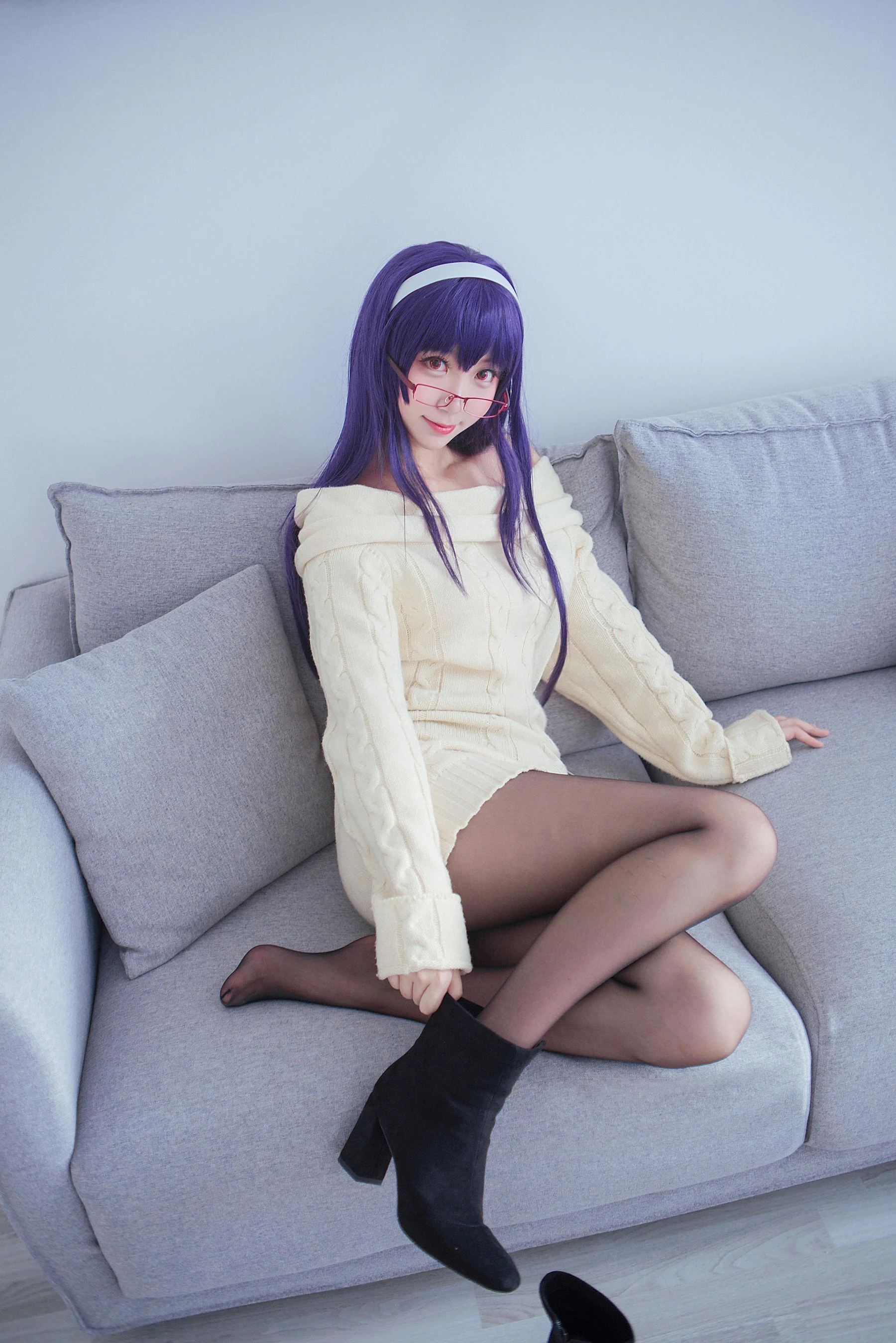 [網紅]唐欣妍攝影棚高清圖集珍藏：唐欣妍魅惑演繹美胸完美風採彰顯寫真藝術 - 7