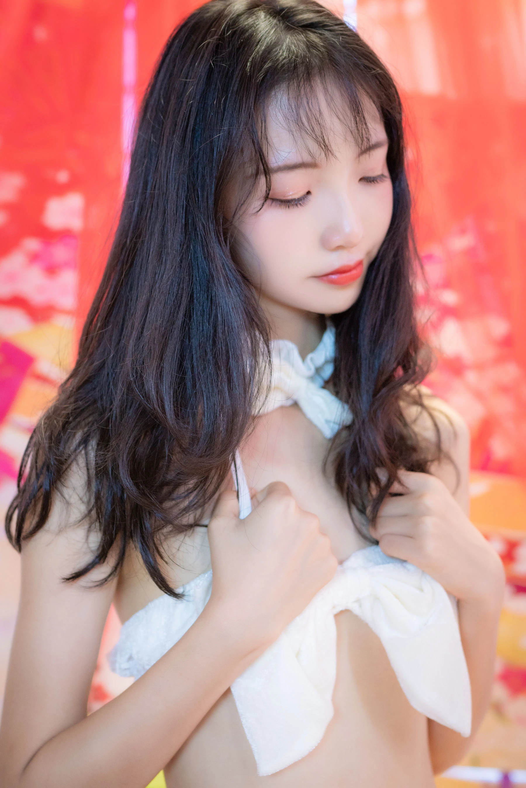 [麻豆]許靜雅作品攝影大師作：許靜雅甜美於攝影棚展現蜂腰風採首發演繹 - 7