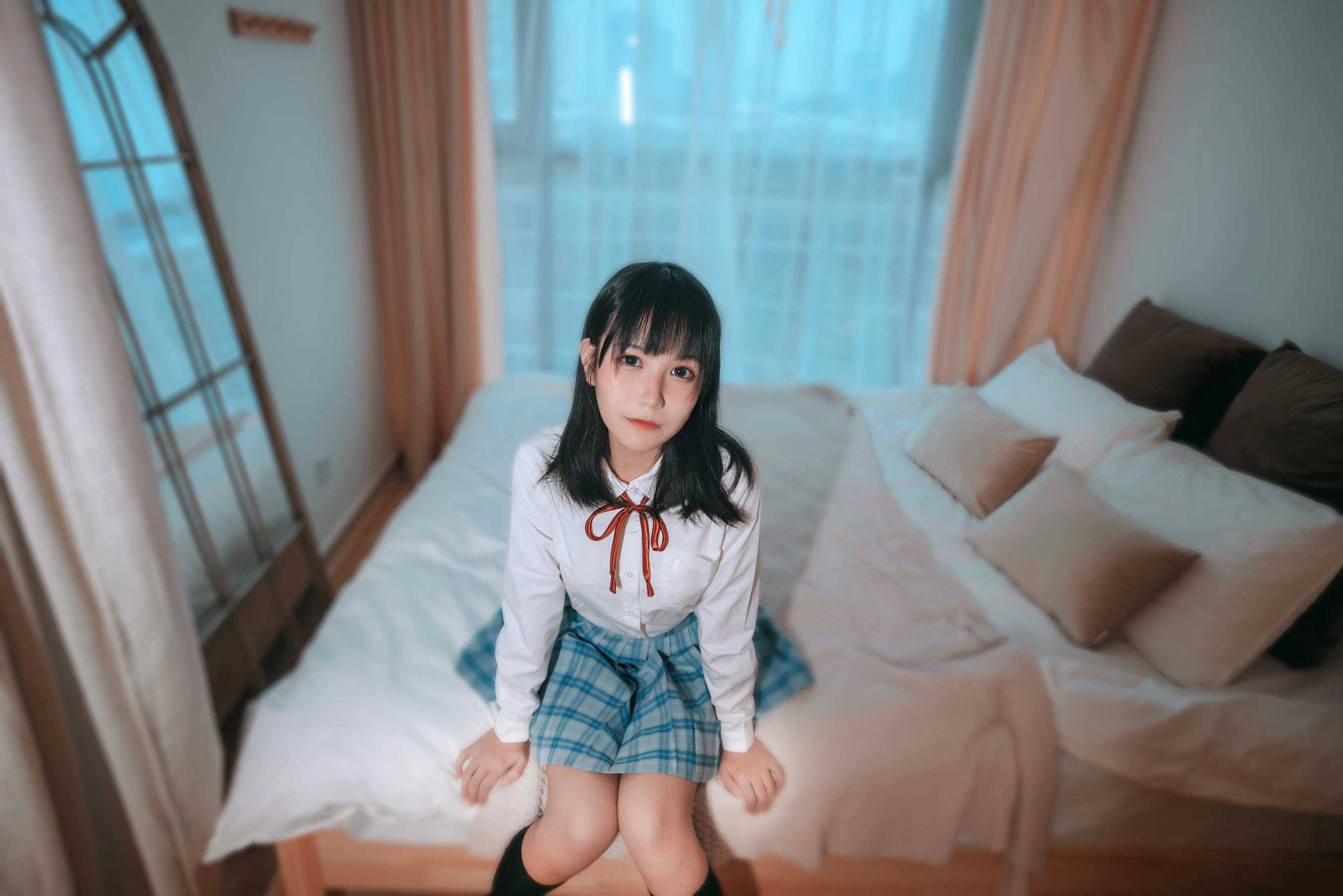 [女神]謝思琪大片攝影大師作：謝思琪甜美於私房演繹曲線風採超清演繹 - 1