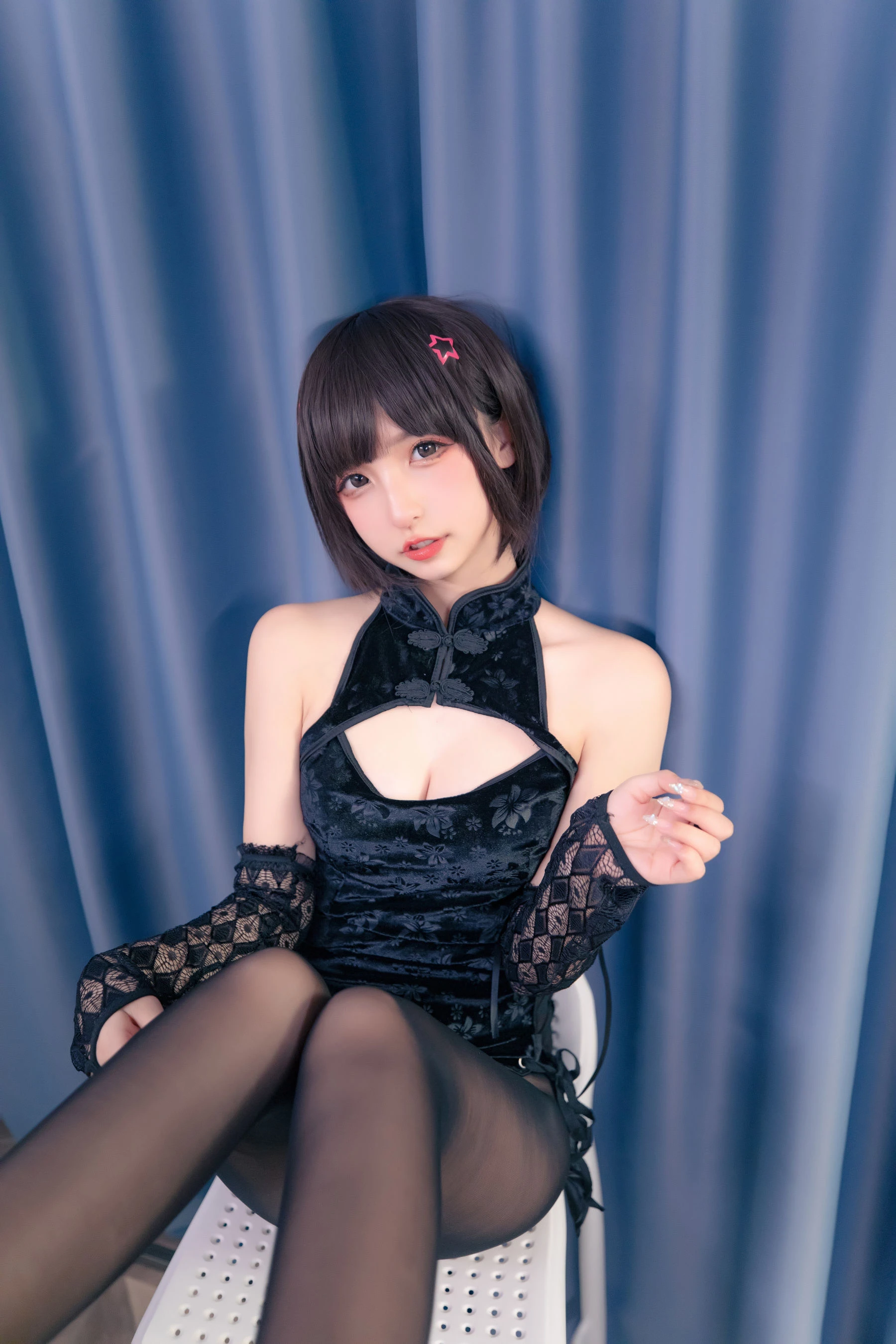 [Cosplay]唐雅靜大片攝影大師作：唐雅靜性感於寫真館釋放翹臀風情獨家演繹 - 45
