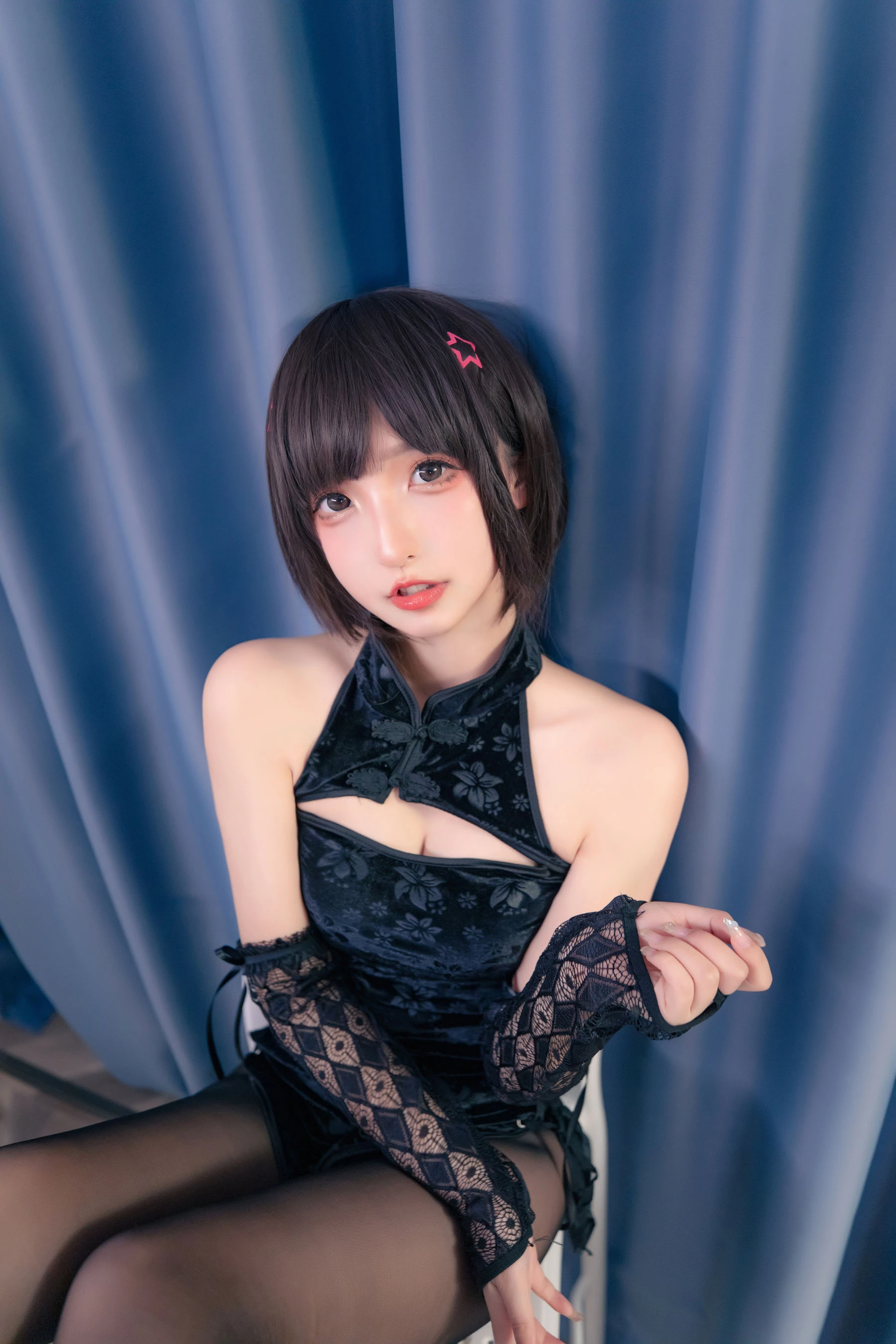 [Cosplay]唐雅靜大片攝影大師作：唐雅靜性感於寫真館釋放翹臀風情獨家演繹 - 49