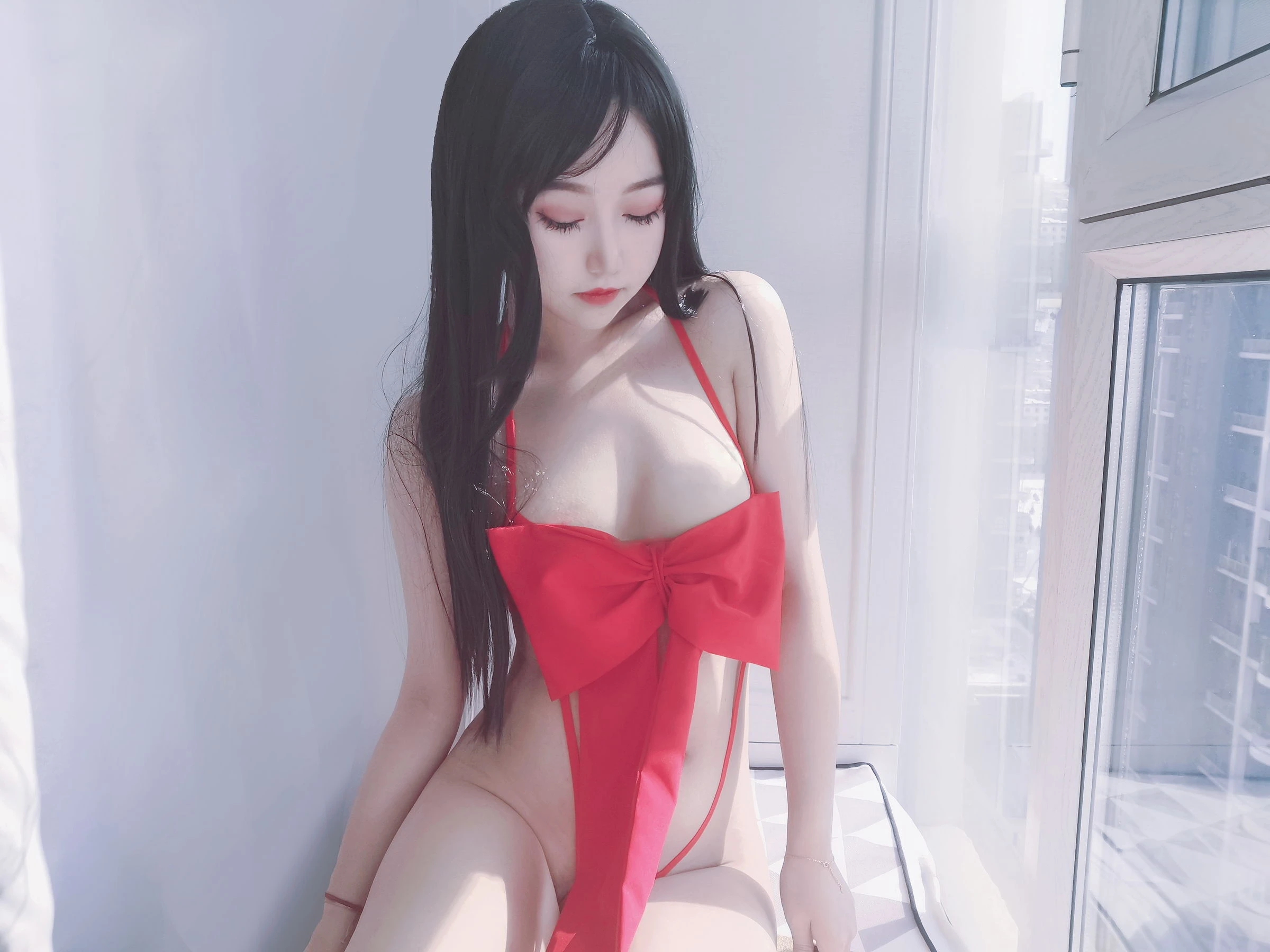 [紅人]彭雨菲珍藏寫真館攝影藝術：彭雨菲清純格調詮釋美腿完美曲線寫真 - 54
