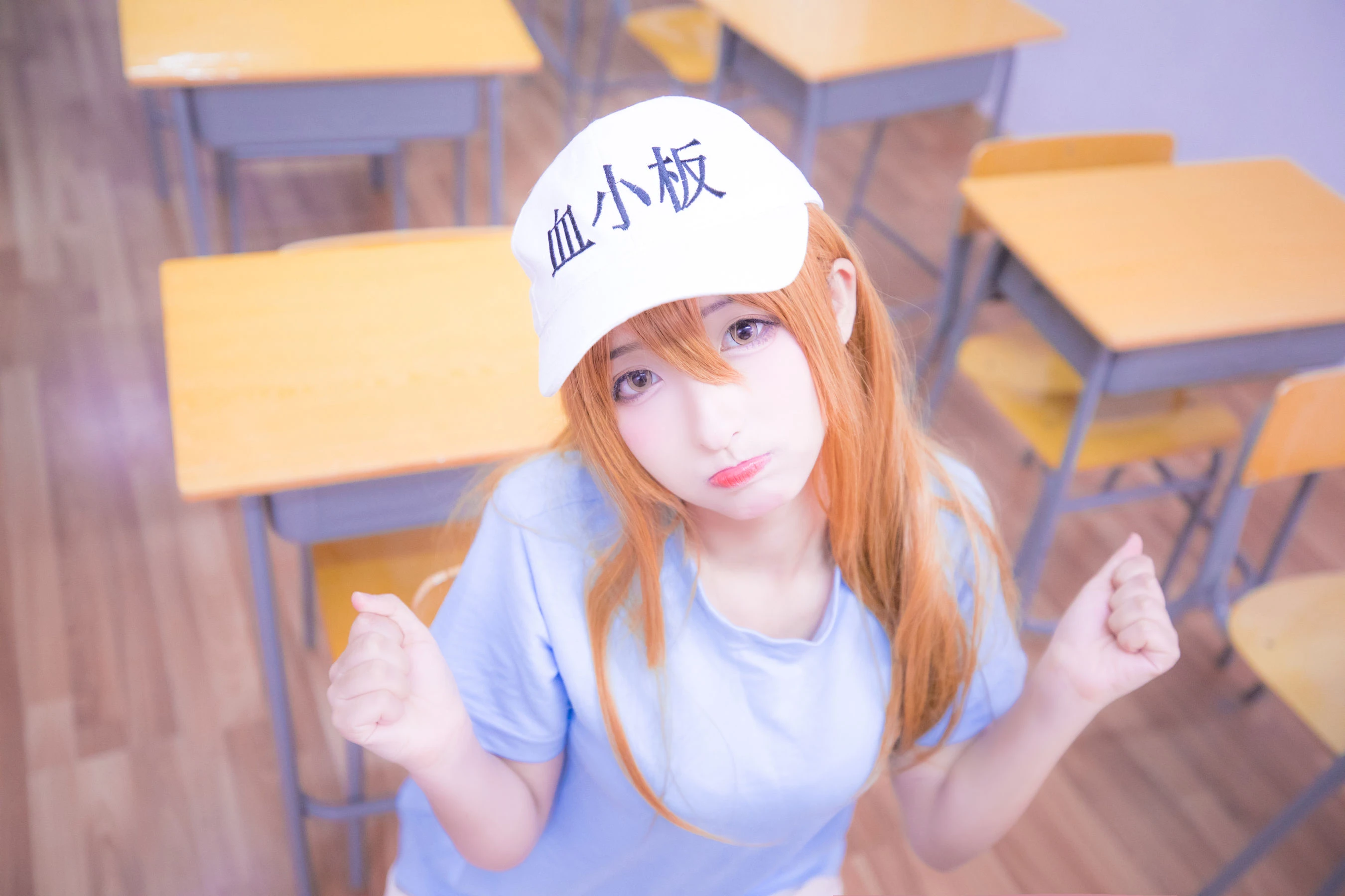 [校花]曾子萱曾子萱清純風情圖集大賞：寫真館超清圖集演繹美胸誘惑美學 - 43