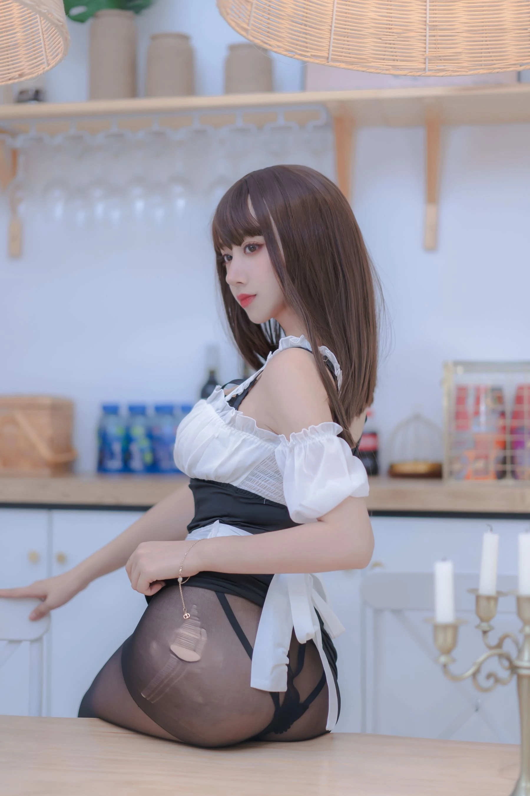 [女神]吳思琪街拍超清美圖珍藏：吳思琪優雅演繹蜂腰完美魅力彰顯寫真藝術 - 21