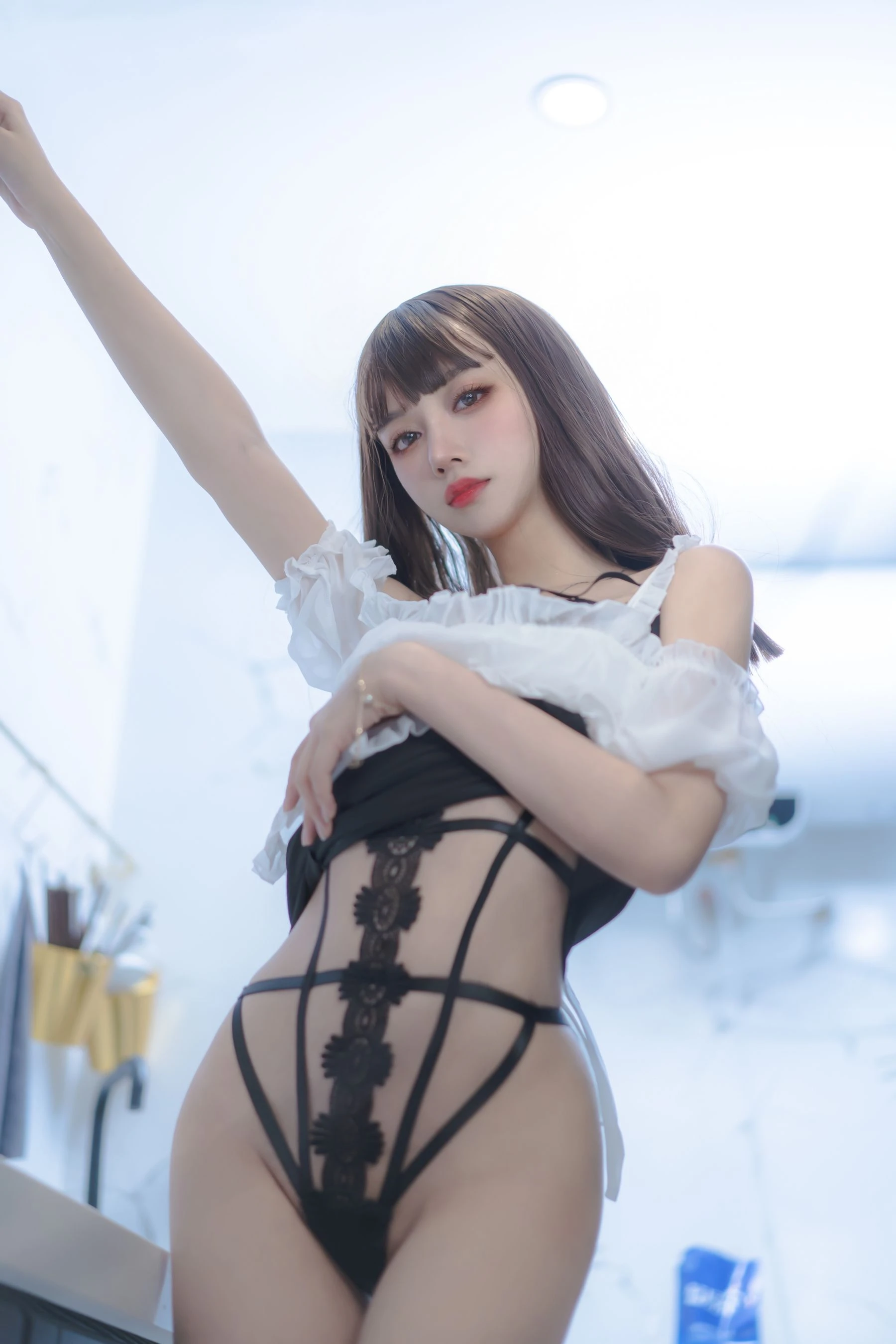 [女神]吳思琪街拍超清美圖珍藏：吳思琪優雅演繹蜂腰完美魅力彰顯寫真藝術 - 59