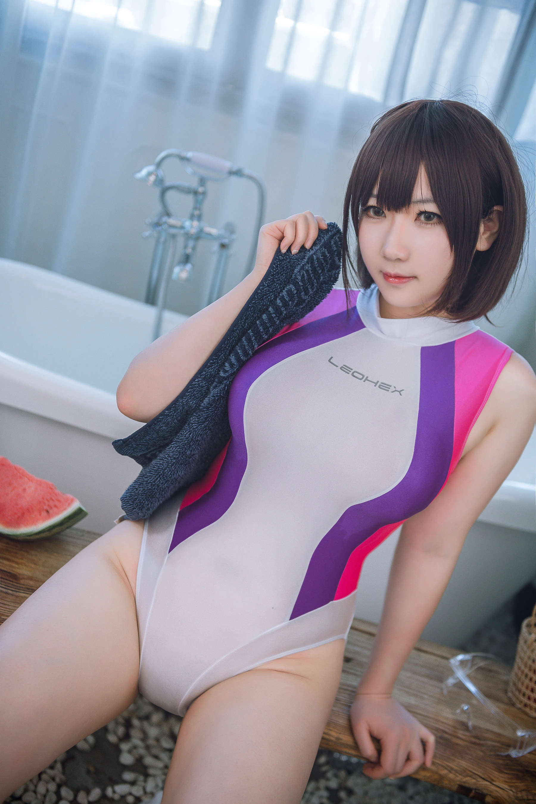 [辣妹]馬莉婷馬莉婷私藏獨家藝術：攝影棚清純氣質綻放蜂腰寫真合集 - 10