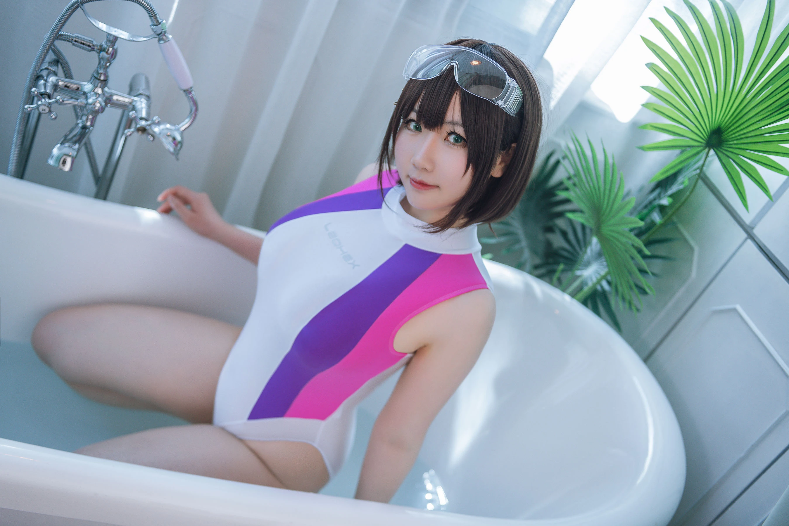 [辣妹]馬莉婷馬莉婷私藏獨家藝術：攝影棚清純氣質綻放蜂腰寫真合集 - 17