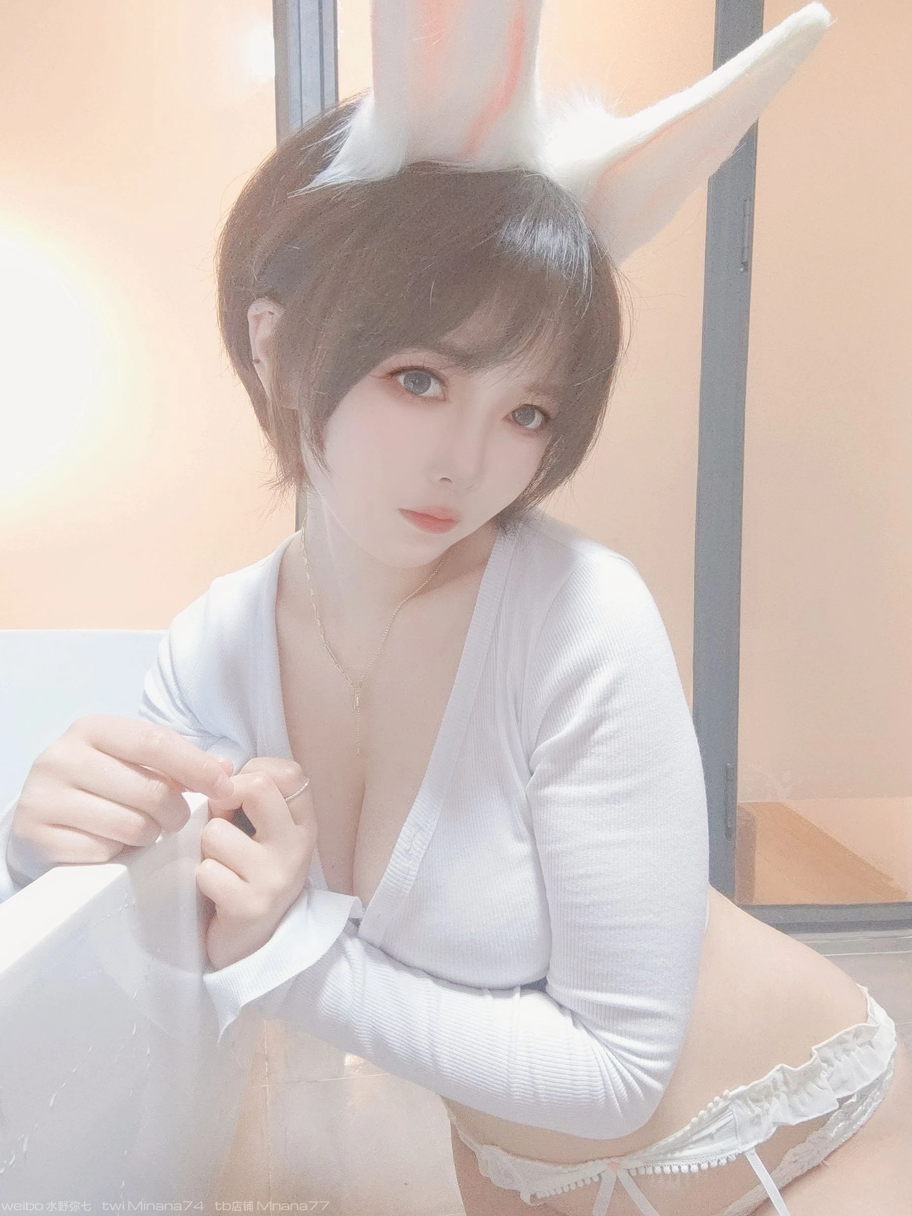 [麻豆]曾雅靜曾雅靜私藏精選大片：攝影棚甜美神韻演繹曲線寫真合集 - 34