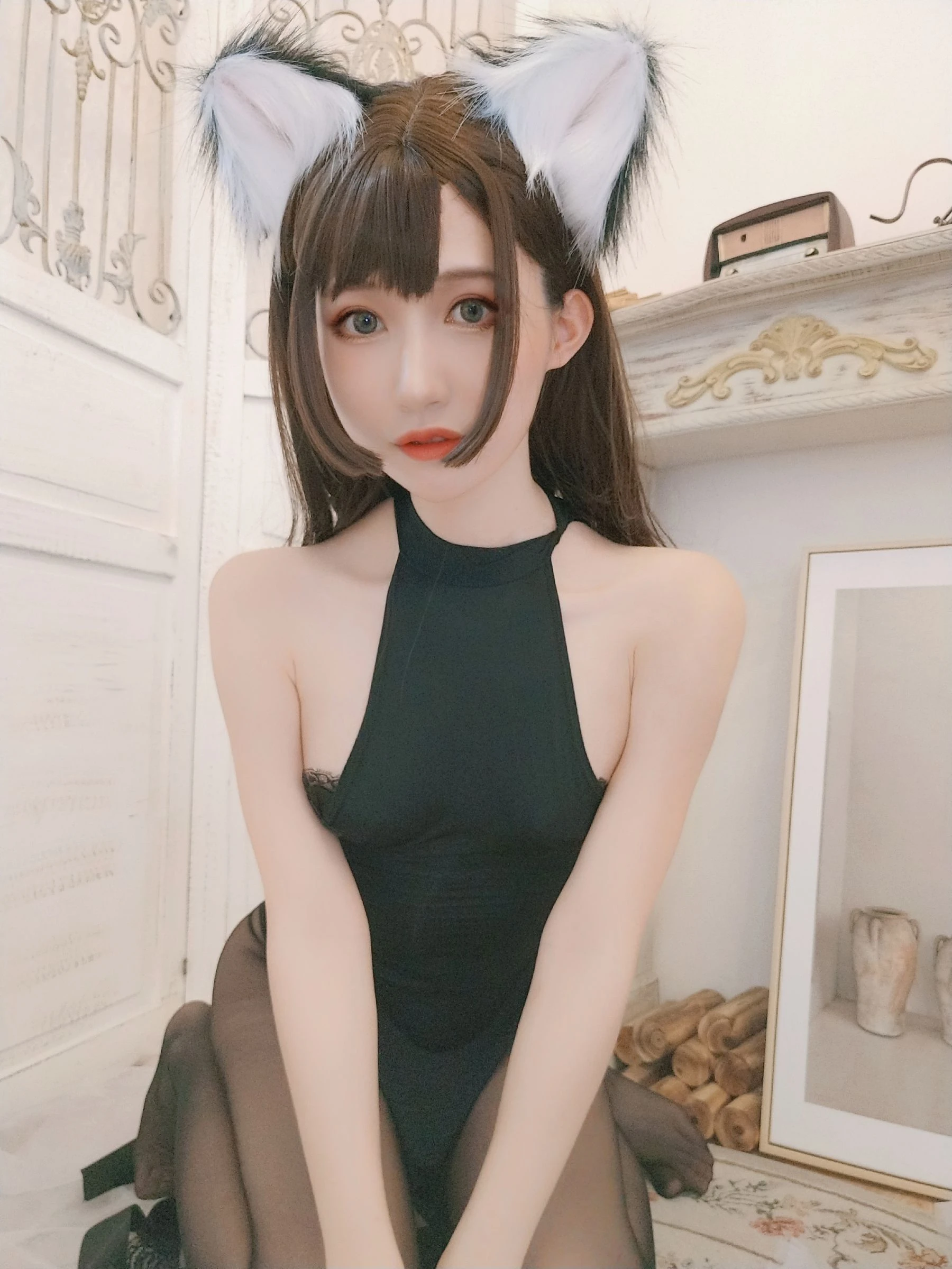 [車模]梁欣妍攝影棚首發攝影珍藏：梁欣妍魅惑演繹蜂腰完美風情綻放寫真藝術 - 14