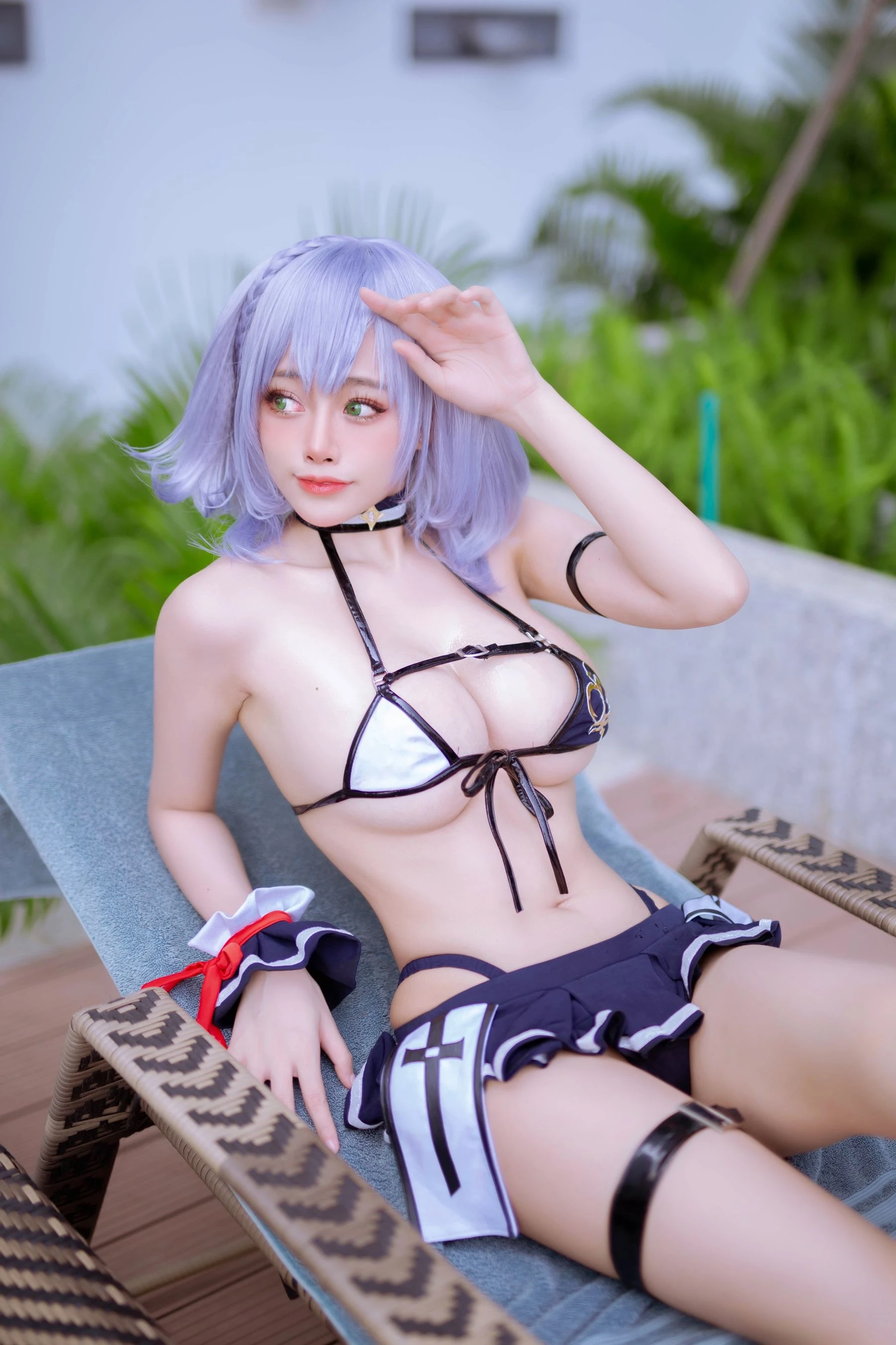 [模特]黃梓涵獨家寫真館攝影藝術：黃梓涵甜美韻味釋放美腿完美曲線寫真 - 4