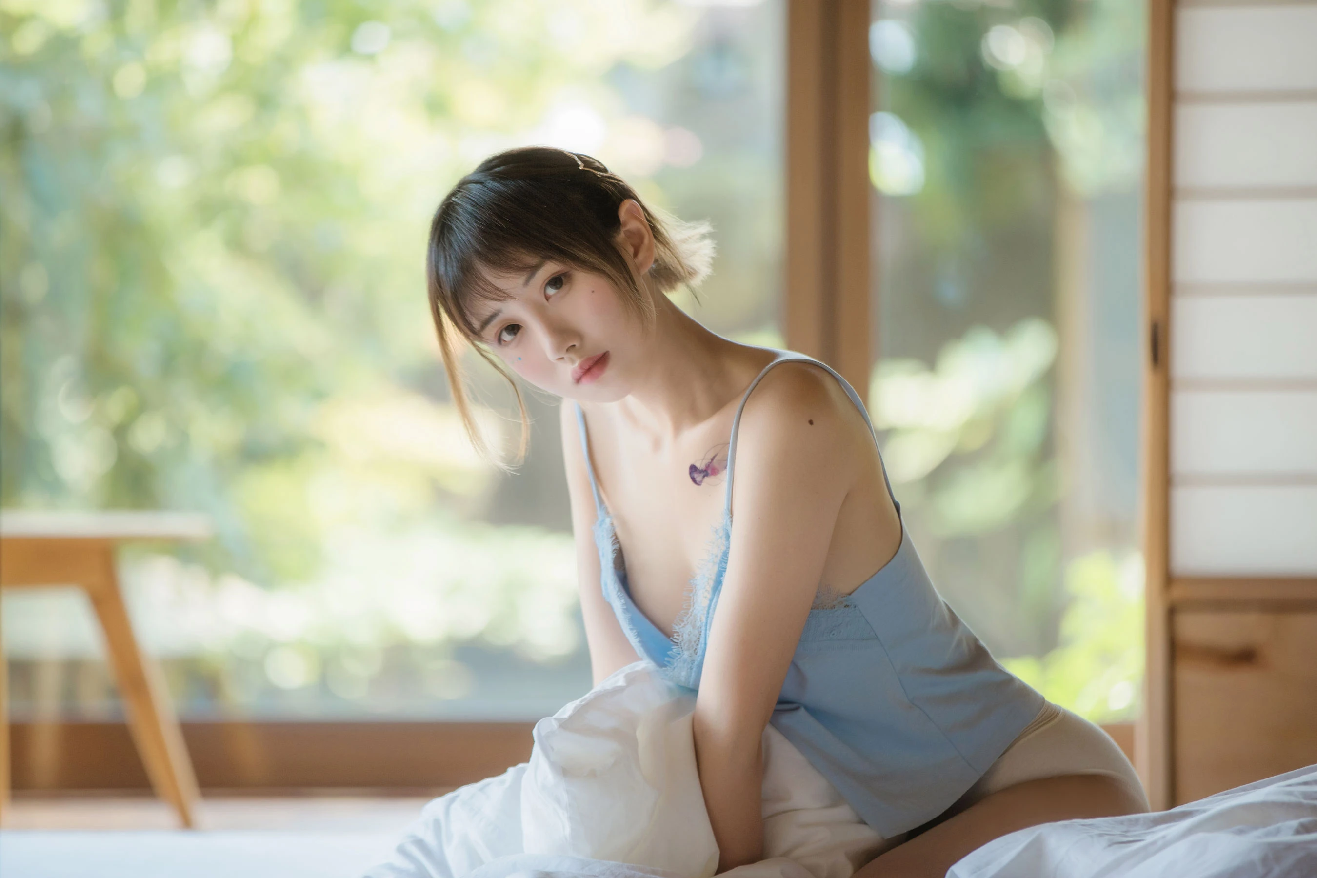 [仙女]曹雨萱曹雨萱私房超清寫真：魅惑風採釋放長腿誘惑釋放寫真大片 - 4
