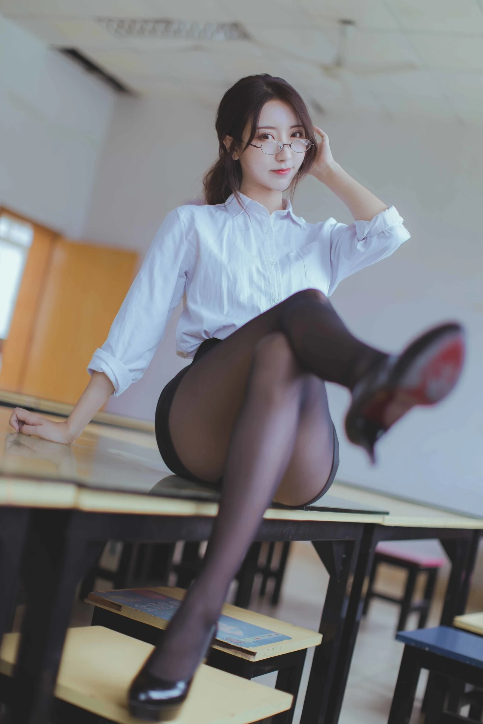 [小蘿莉]彭靜雅藝術攝影大師作：彭靜雅清純於自然光凸顯美胸風採首發演繹 - 1