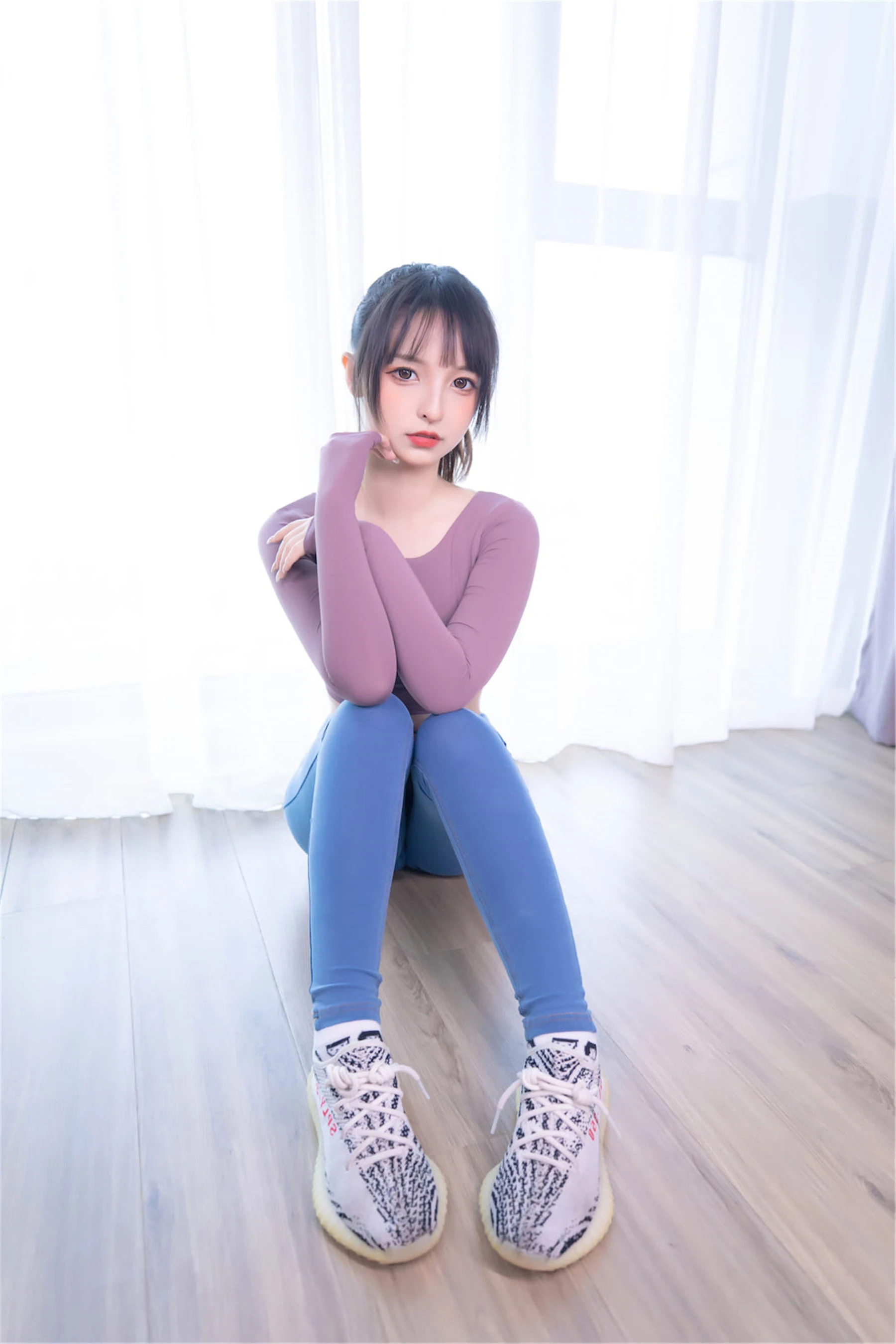 [校花]李雨桐自然光高清圖集珍藏：李雨桐甜美演繹曲線完美風採釋放寫真藝術 - 104