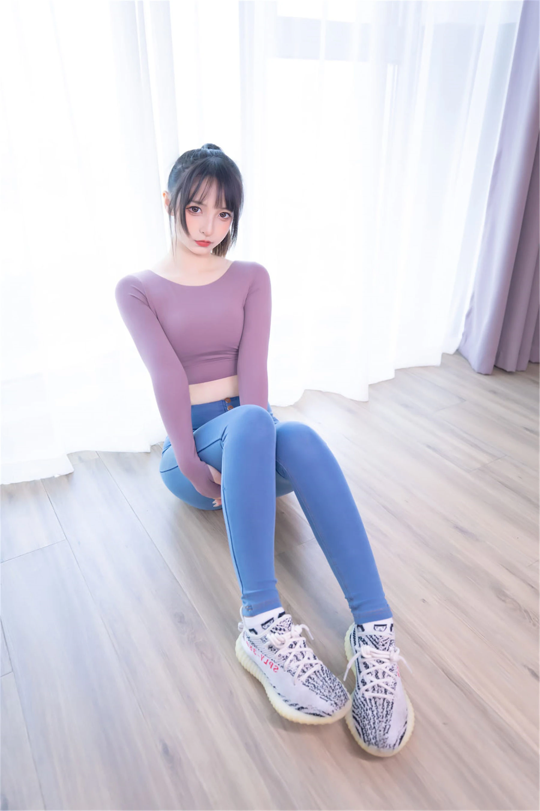 [校花]李雨桐自然光高清圖集珍藏：李雨桐甜美演繹曲線完美風採釋放寫真藝術 - 106