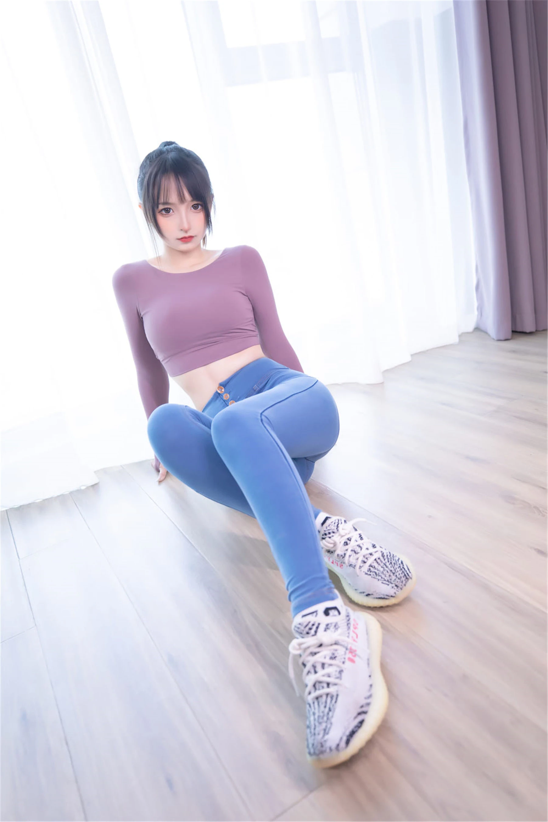 [校花]李雨桐自然光高清圖集珍藏：李雨桐甜美演繹曲線完美風採釋放寫真藝術 - 110