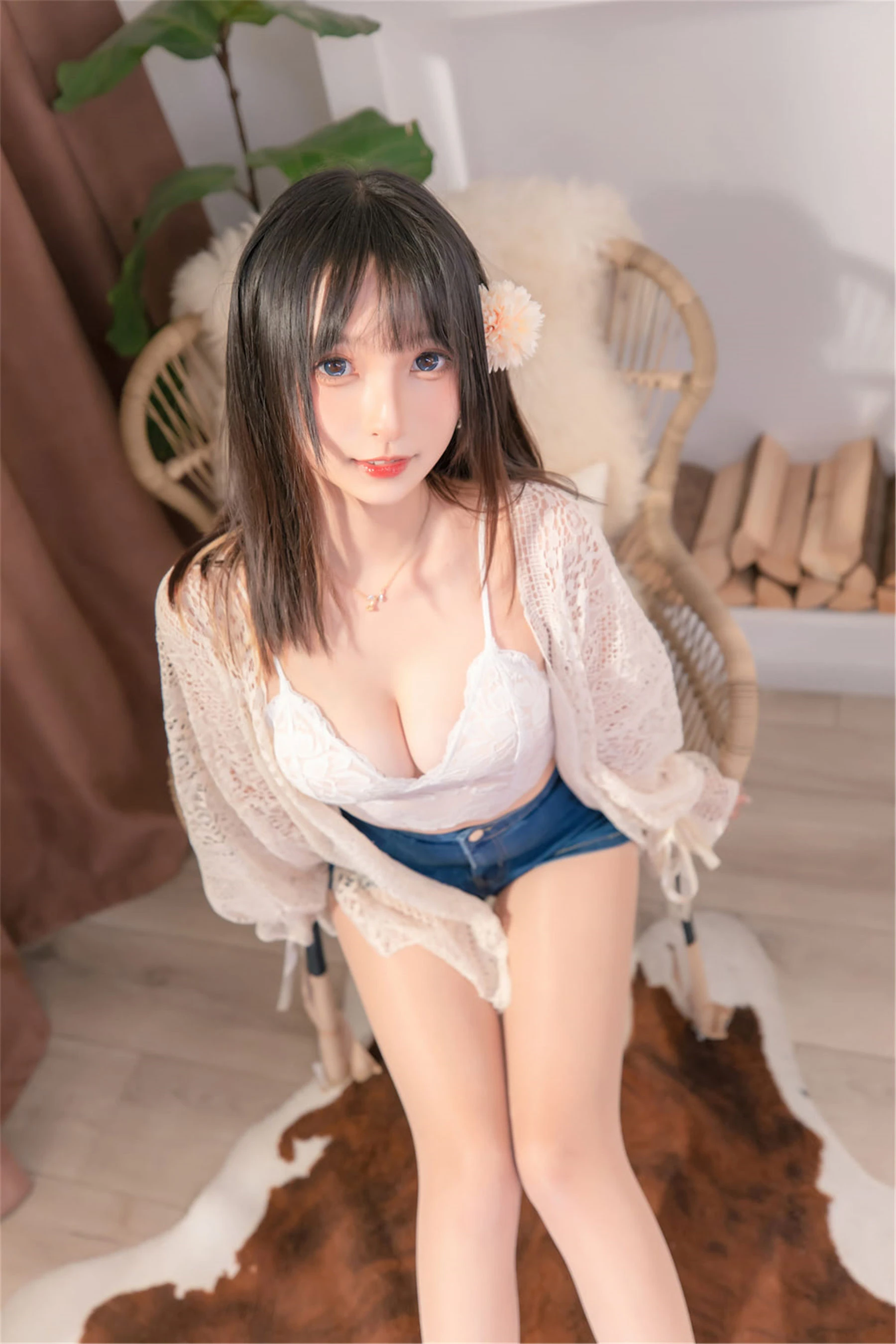 [校花]李雨桐自然光高清圖集珍藏：李雨桐甜美演繹曲線完美風採釋放寫真藝術 - 38