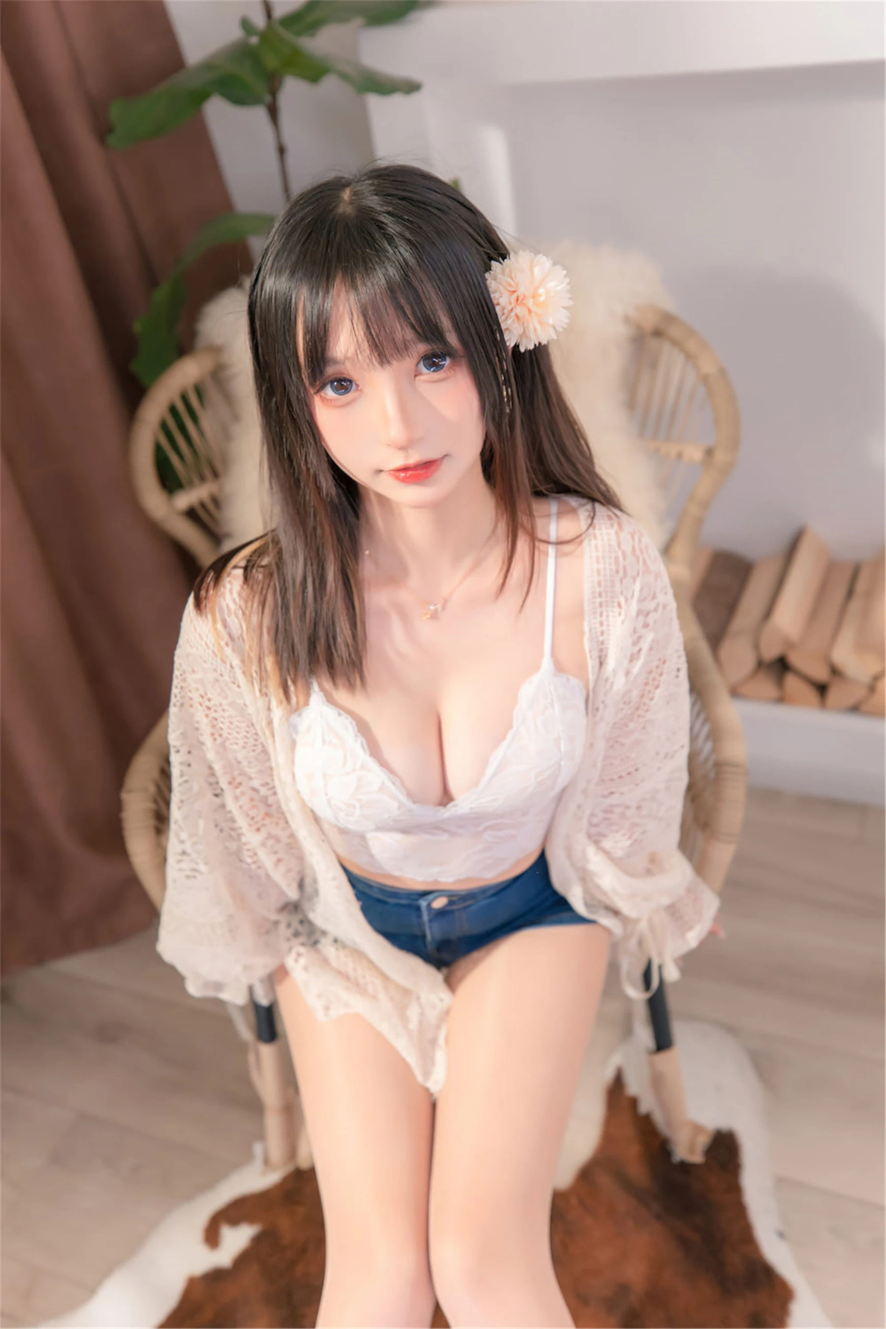 [校花]李雨桐自然光高清圖集珍藏：李雨桐甜美演繹曲線完美風採釋放寫真藝術 - 44
