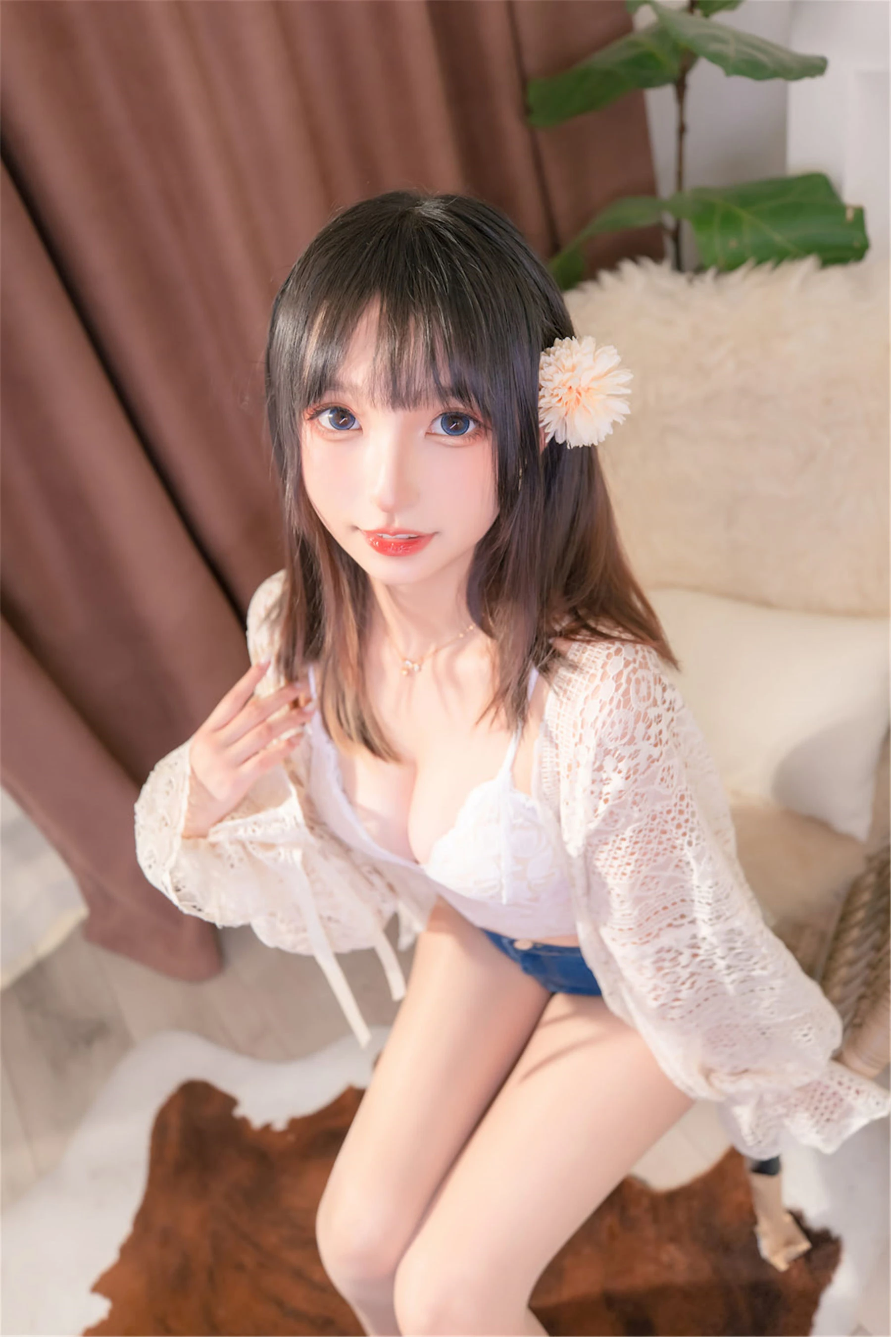 [校花]李雨桐自然光高清圖集珍藏：李雨桐甜美演繹曲線完美風採釋放寫真藝術 - 6
