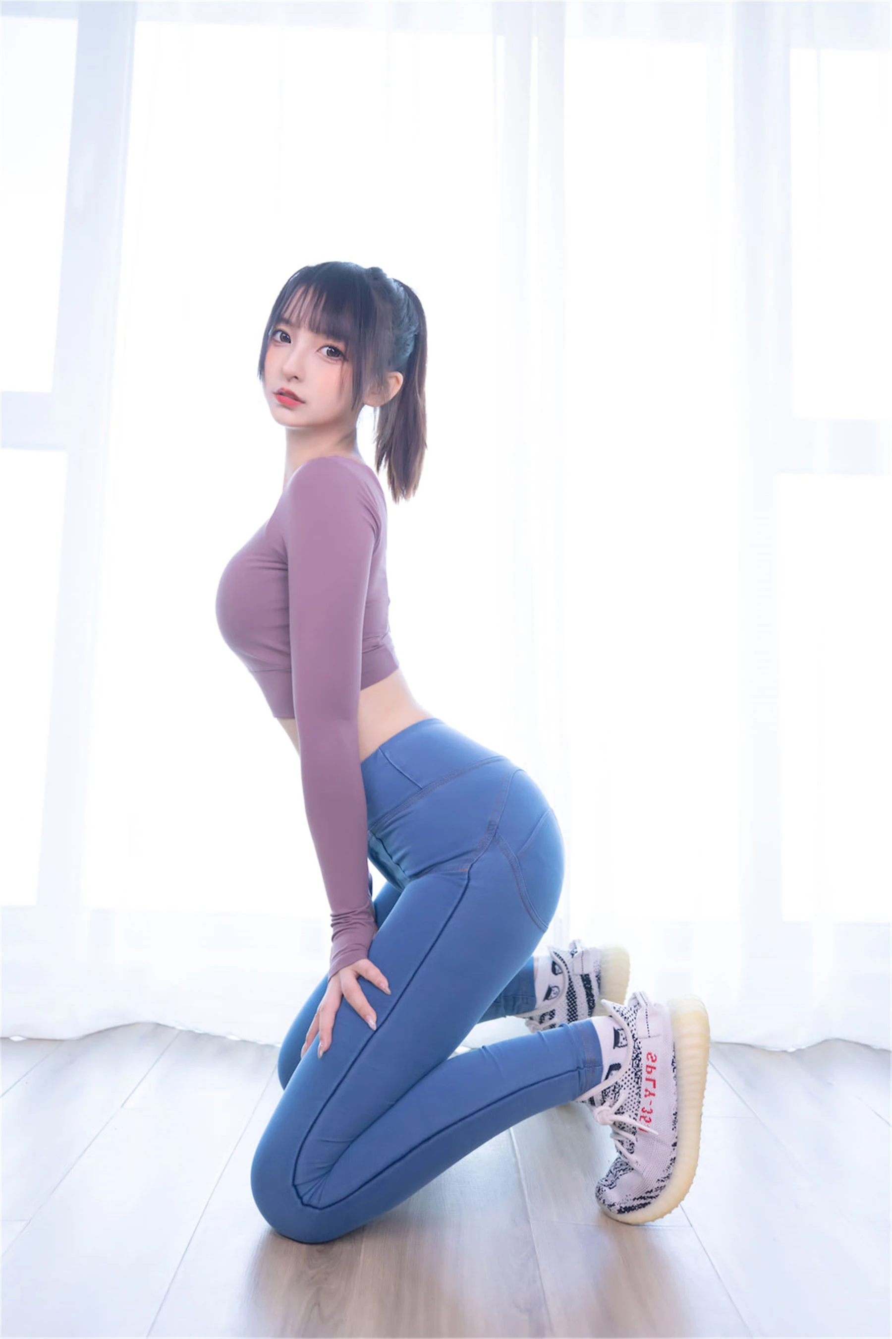 [校花]李雨桐自然光高清圖集珍藏：李雨桐甜美演繹曲線完美風採釋放寫真藝術 - 89
