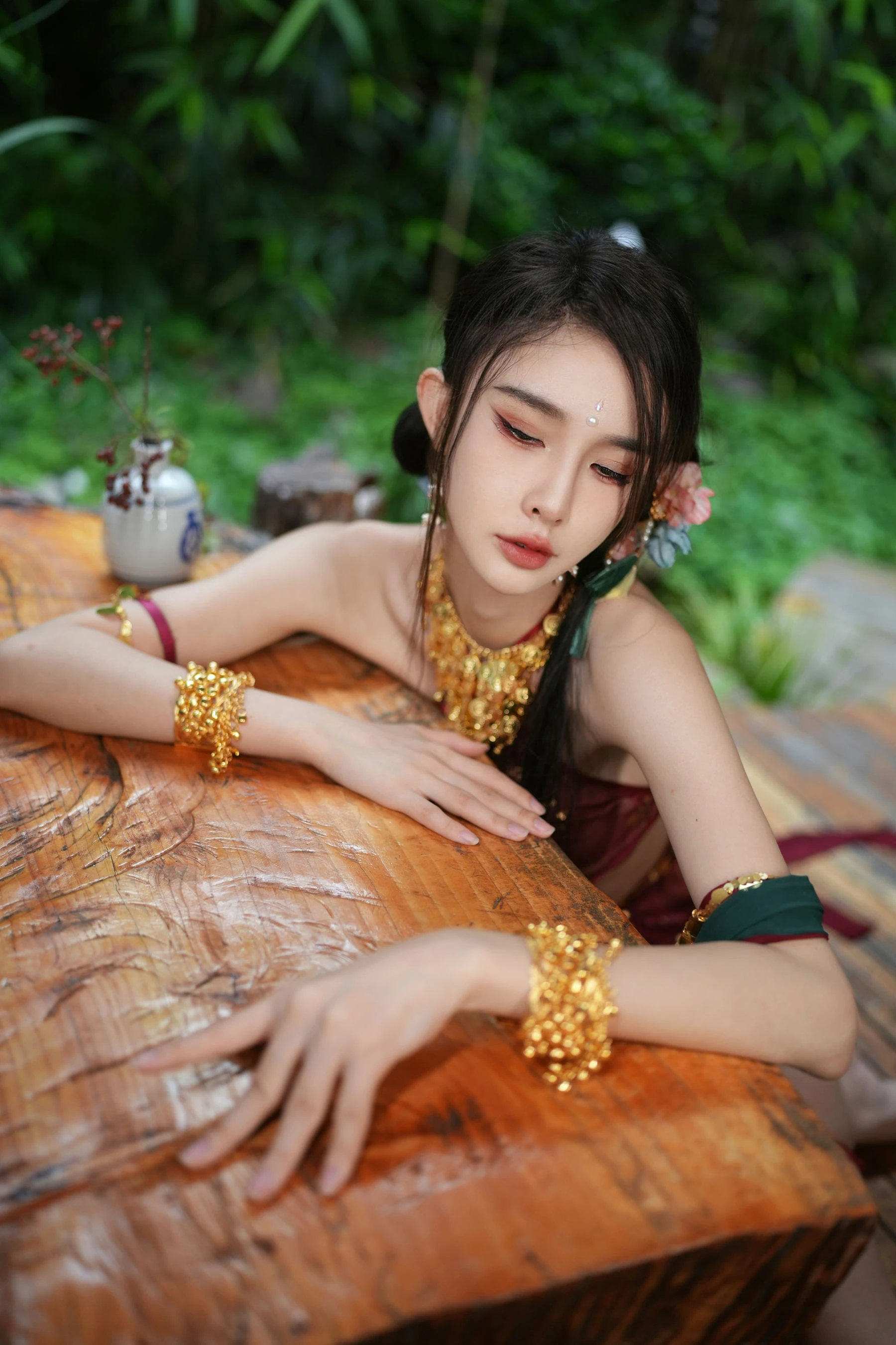 [麻豆]羅詩琪羅詩琪私藏高清作品：自然光火辣風採展現蜂腰寫真合集 - 9