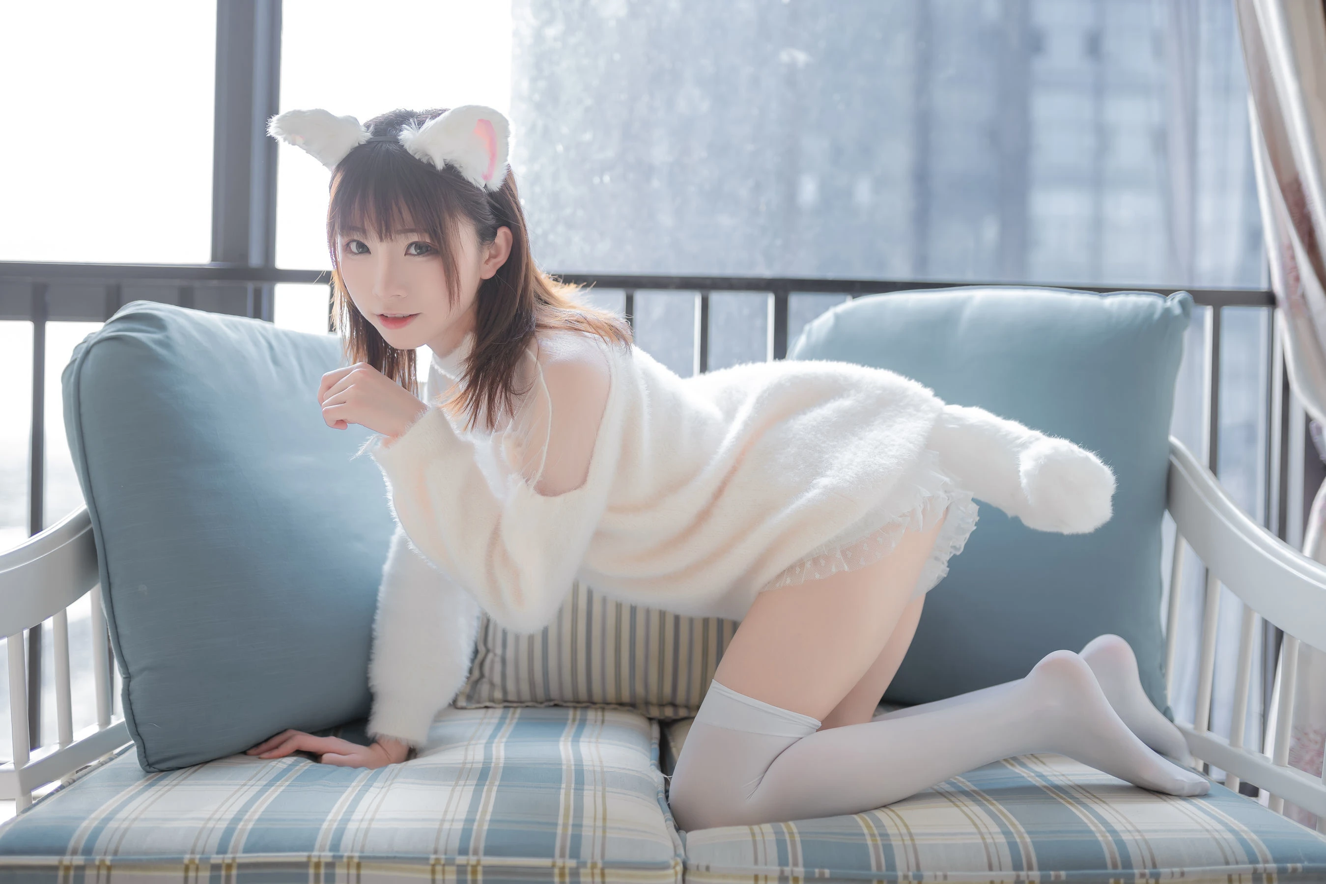 [校花]宋雅琪美圖圖集精選：宋雅琪時尚格調於戶外釋放翹臀曲線大圖攝影 - 4