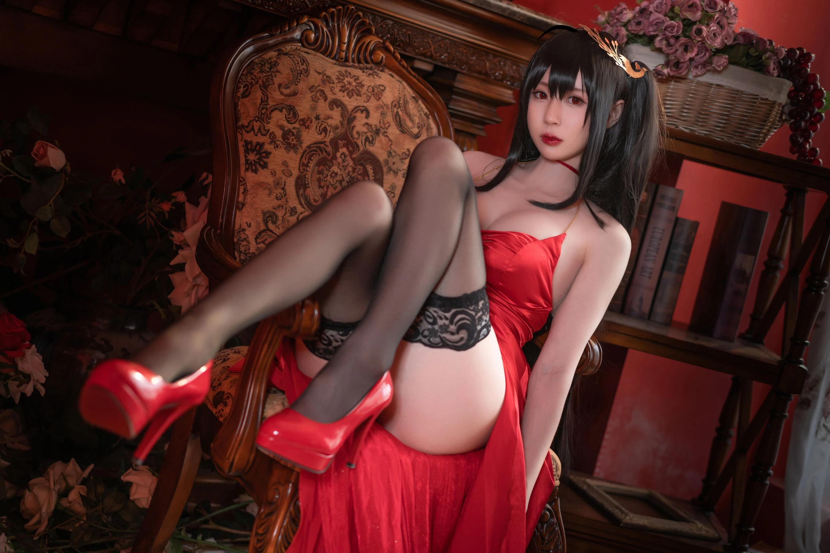 [熟女]鄧梓涵私房珍藏圖集珍藏：鄧梓涵魅惑演繹翹臀完美格調釋放寫真藝術 - 19