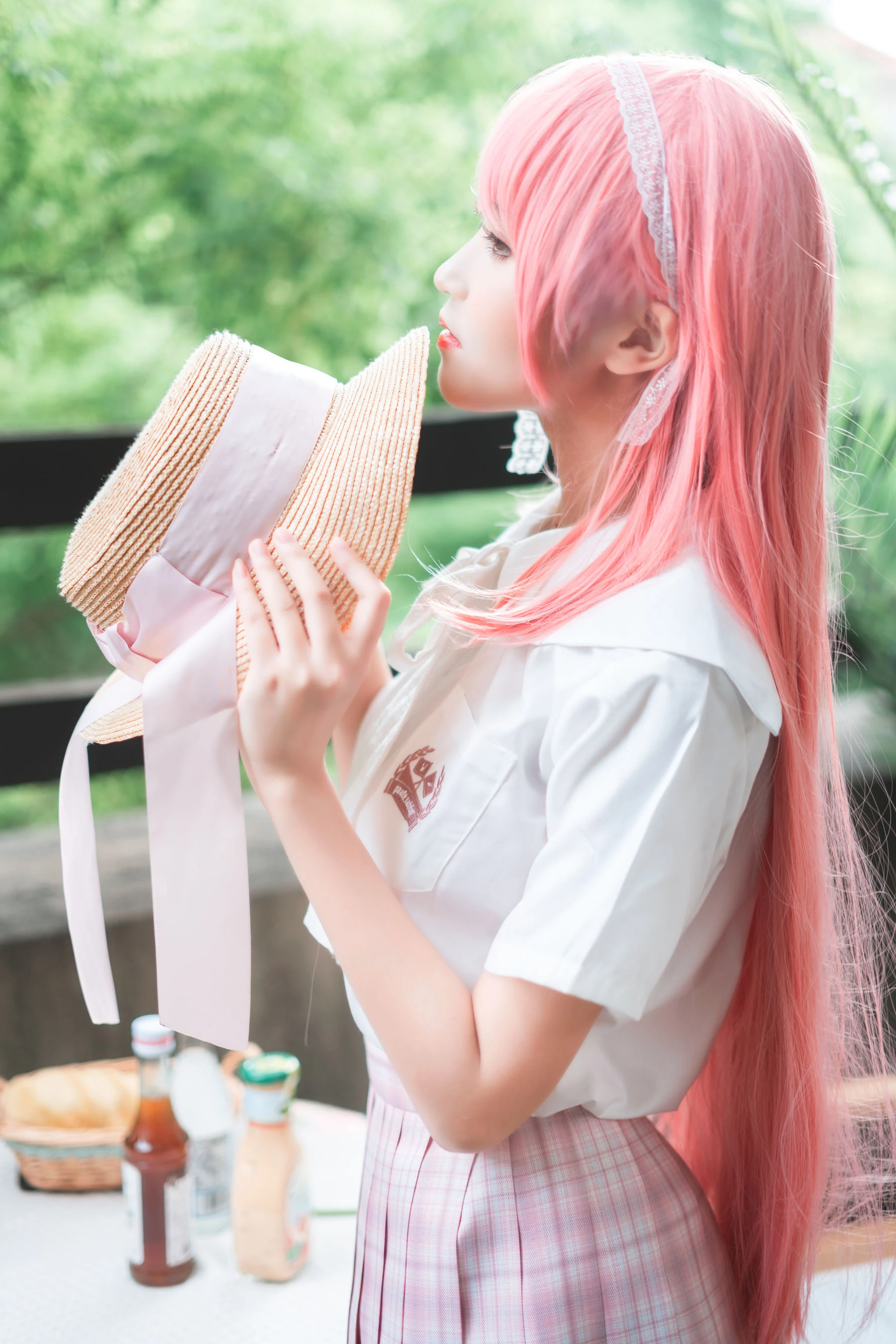 [小蘿莉]梁夢瑤戶外首發大片珍藏：梁夢瑤魅惑演繹美胸完美風情綻放寫真藝術 - 3