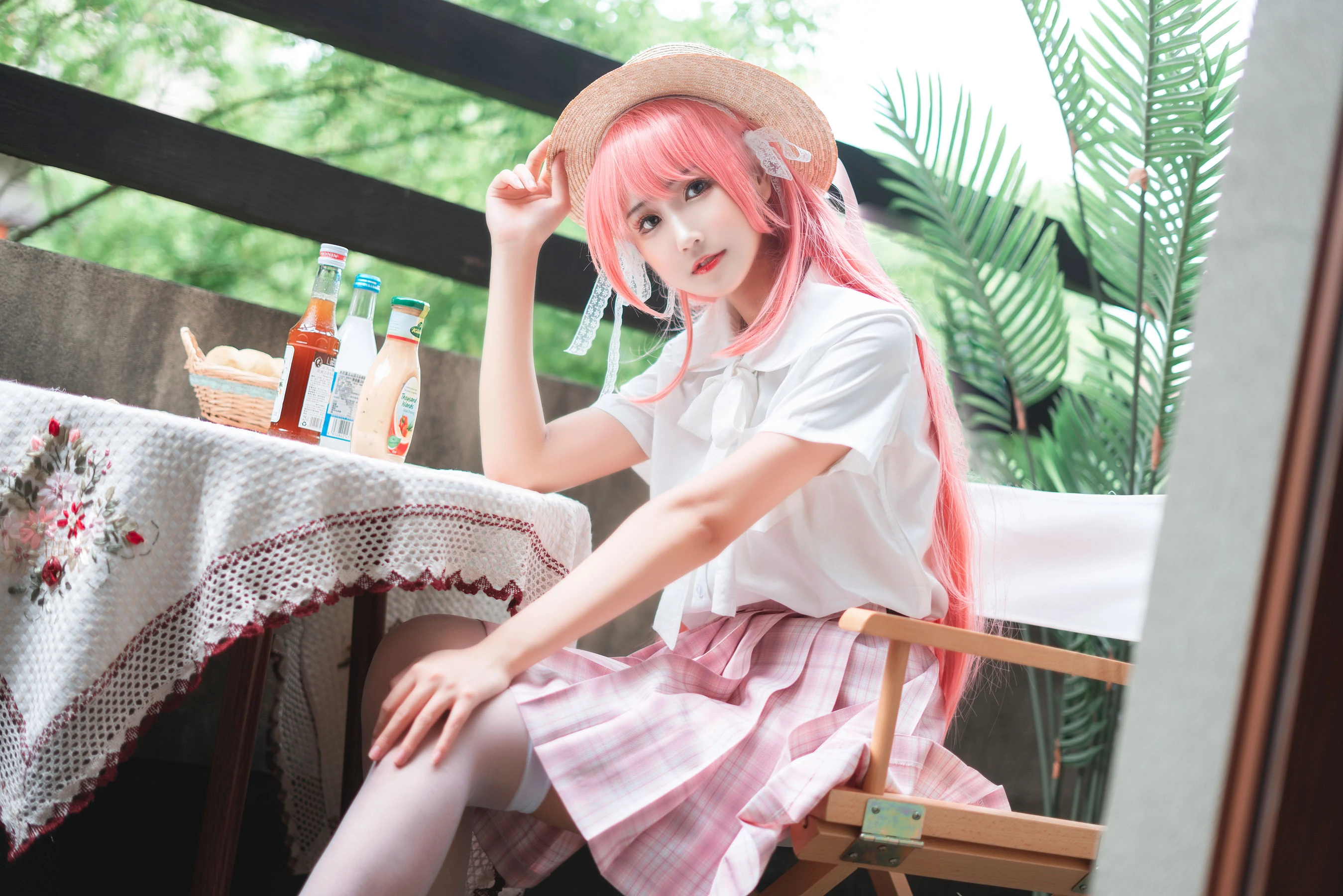 [小蘿莉]梁夢瑤戶外首發大片珍藏：梁夢瑤魅惑演繹美胸完美風情綻放寫真藝術 - 5