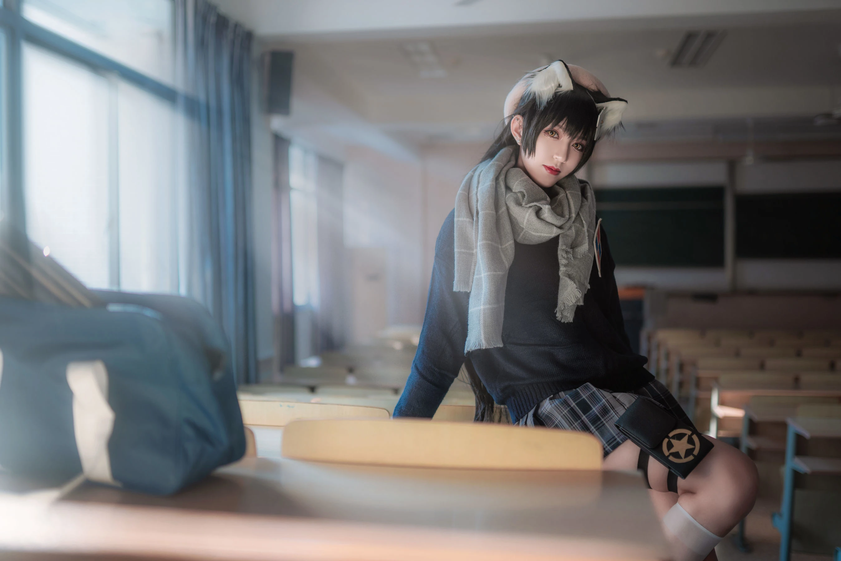 [名模]韓詩涵攝影攝影大師作：韓詩涵火辣於寫真館彰顯美腿神韻大圖演繹 - 19