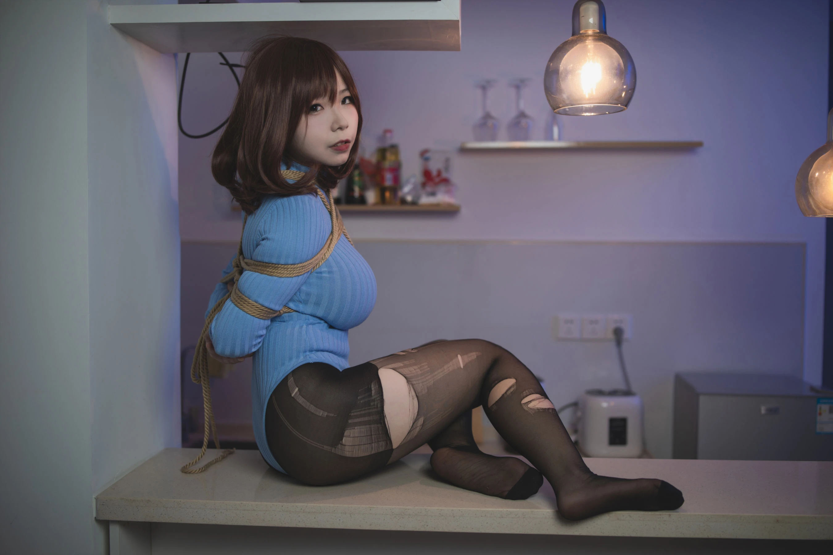 [嫩模]徐詩琪首發街拍美圖藝術：徐詩琪魅惑神韻綻放美腿完美曲線寫真 - 24