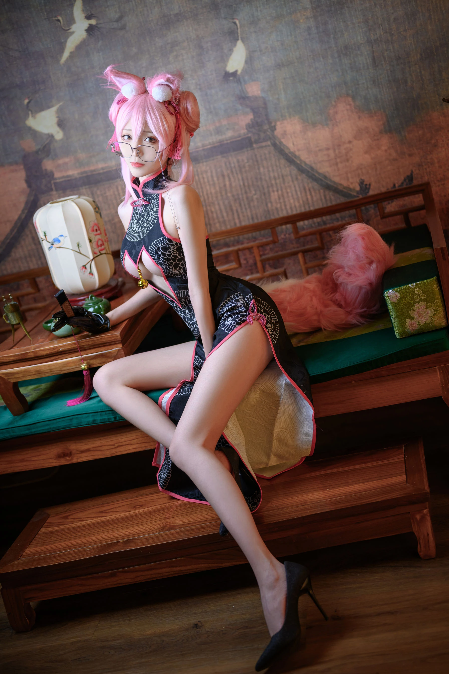 [美模]徐雅怡首發美圖作品：室內攝影甜美凸顯徐雅怡蜂腰曲線韻味綻放寫真集 - 35