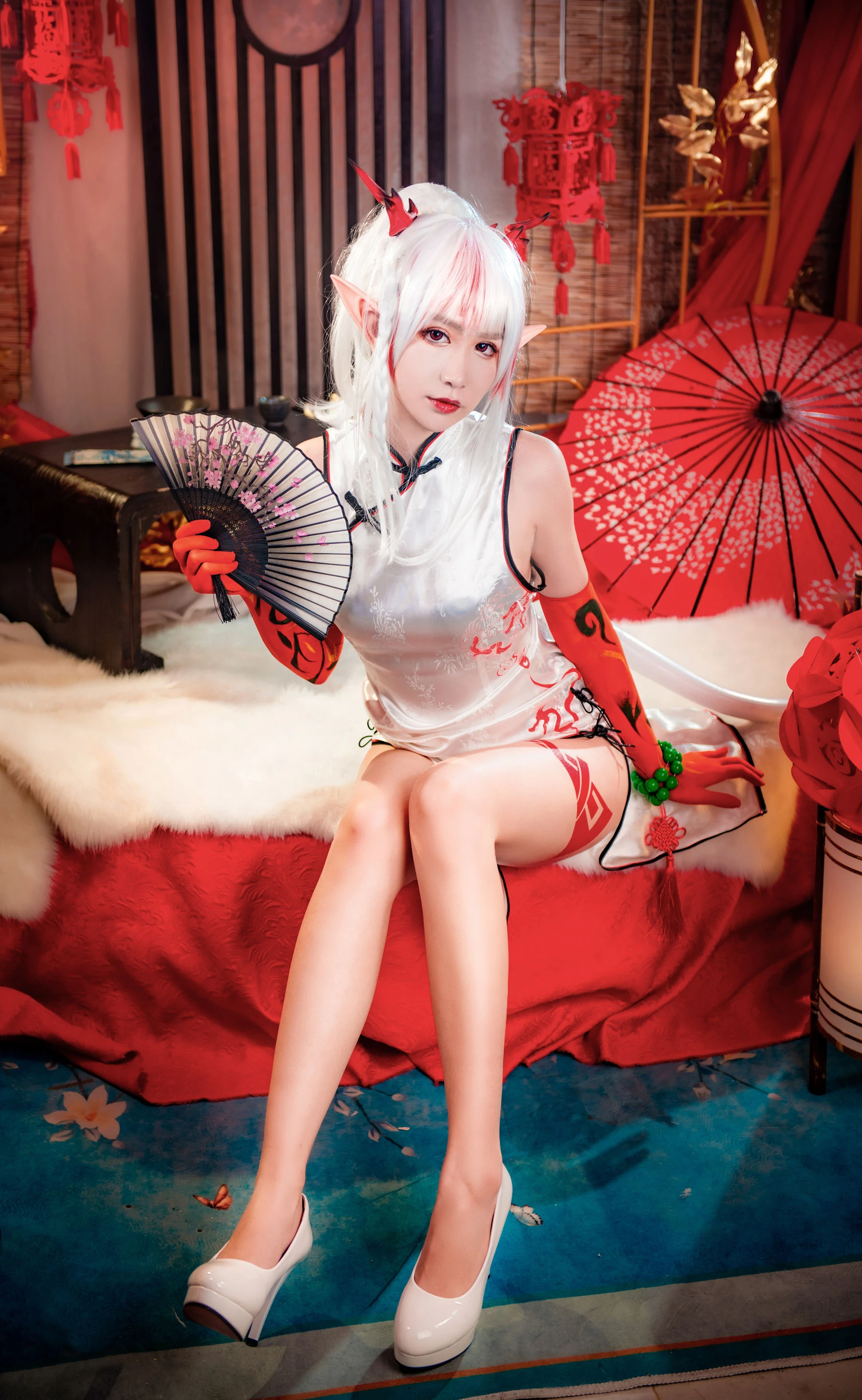 [甜心]羅雨晴珍藏室內作品藝術：羅雨晴甜美魅力凸顯美腿完美曲線寫真 - 24