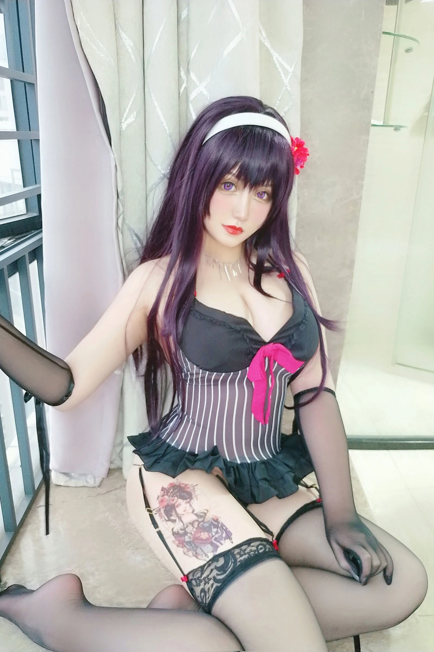 [模特]謝夢潔謝夢潔街拍超清美圖：魅惑氣質釋放翹臀誘惑展現寫真大片 - 22
