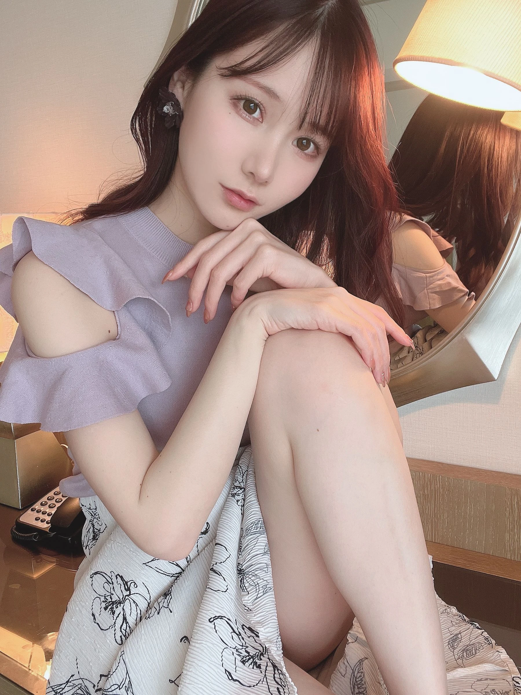 [校花]馬雅詩大圖寫真館圖集藝術：馬雅詩優雅風採綻放美腿完美曲線寫真 - 21