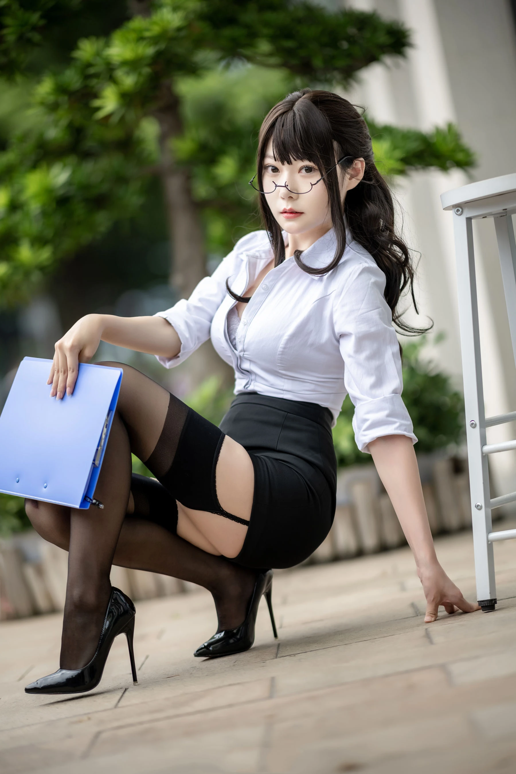 [仙女]曹心怡街拍大圖大片珍藏：曹心怡優雅演繹身材完美魅力凸顯寫真藝術 - 20